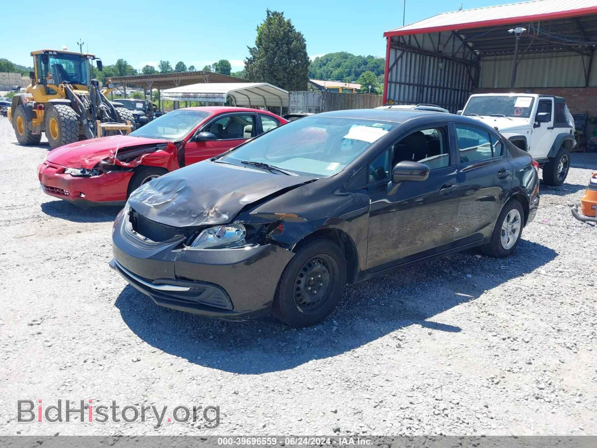 2014 HONDA CIVIC - VIN: 2HGFB2F5XEH557652 - Фото 2