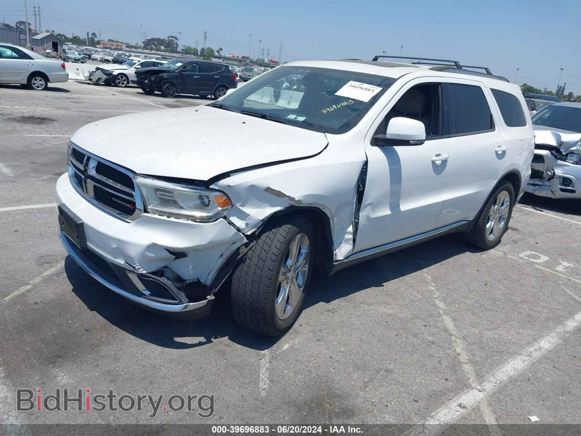 2014 DODGE DURANGO - VIN: 1C4RDHDG4EC344924 - Фото 2