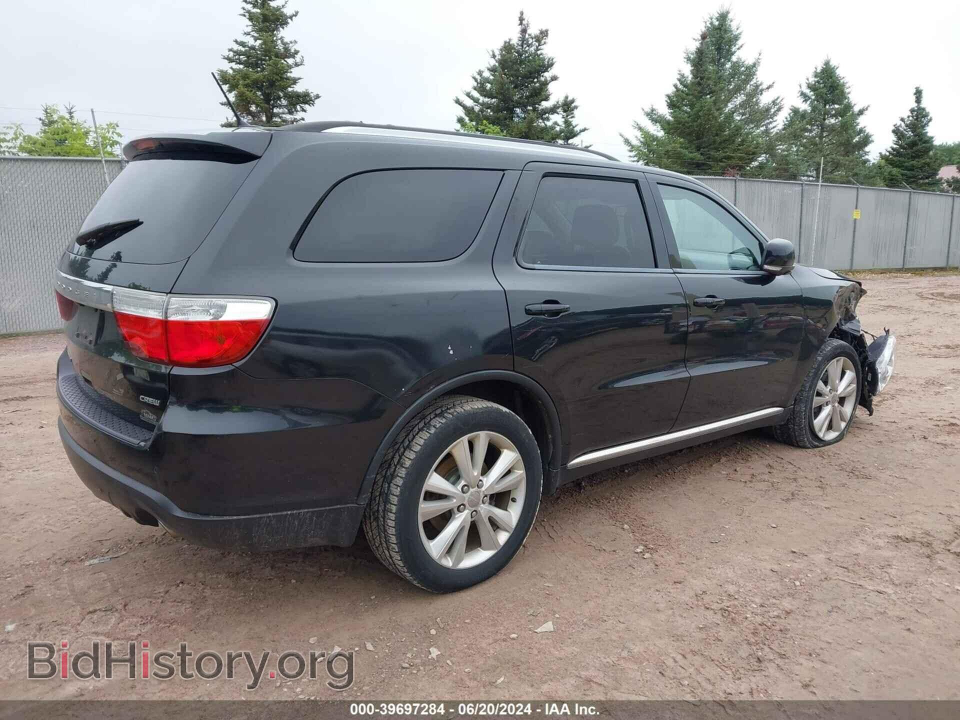2012 DODGE DURANGO - VIN: 1C4RDJDG0CC301475 - Фото 4