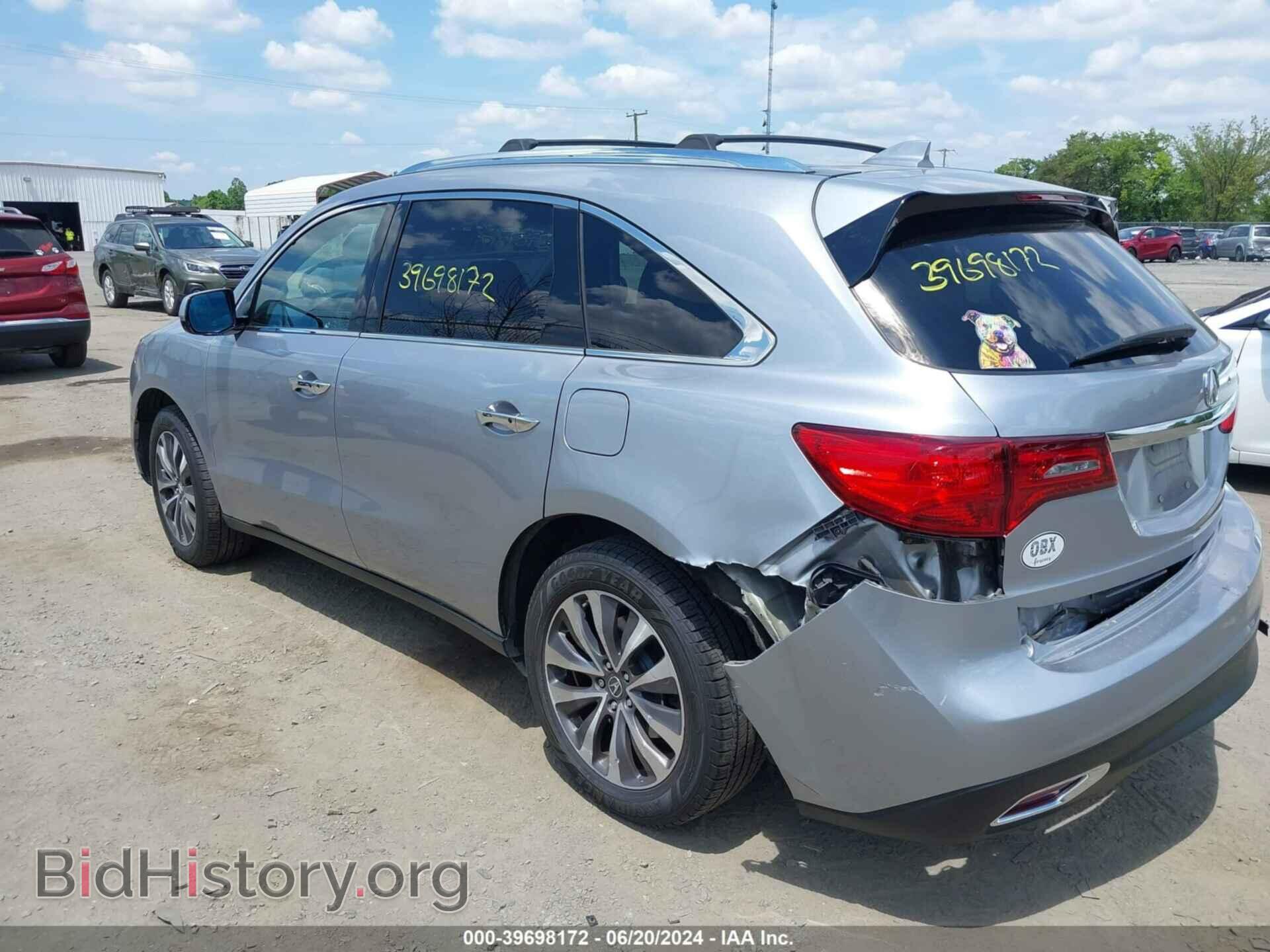 2016 ACURA MDX - VIN: 5FRYD4H46GB056931 - Фото 3