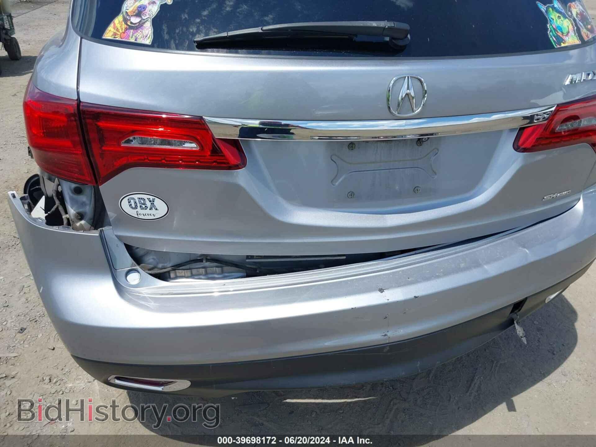 2016 ACURA MDX - VIN: 5FRYD4H46GB056931 - Фото 6