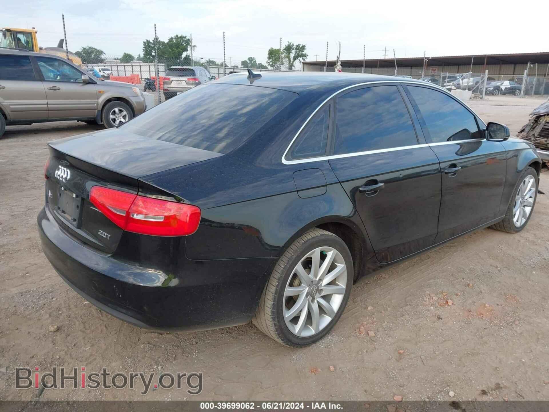 2013 AUDI A4 - VIN: WAUEFAFL3DN049159 - Фото 4