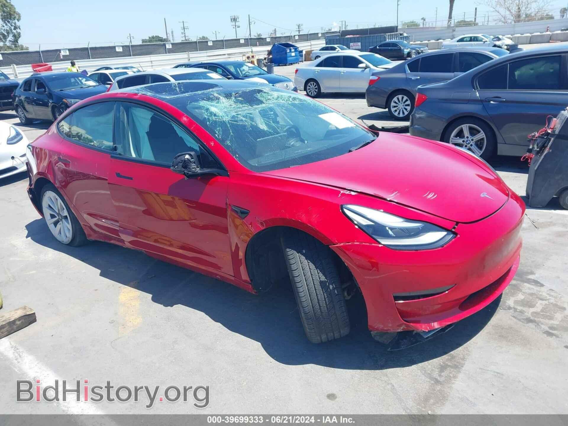 Photo 5YJ3E1EA3MF087101 - TESLA MODEL 3 2021