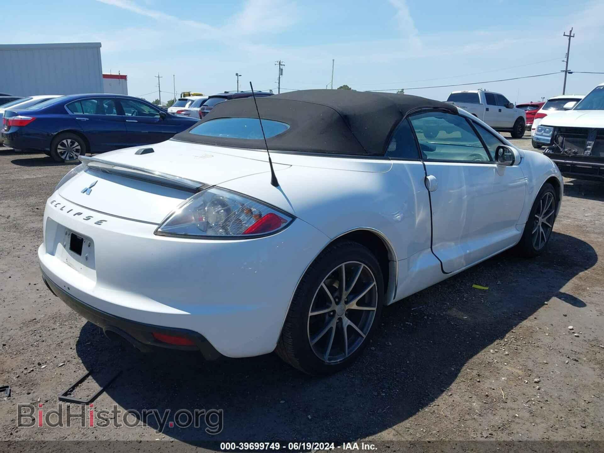2012 MITSUBISHI ECLIPSE SPYDER - VIN: 4A37L2EF0CE001877 - Фото 4