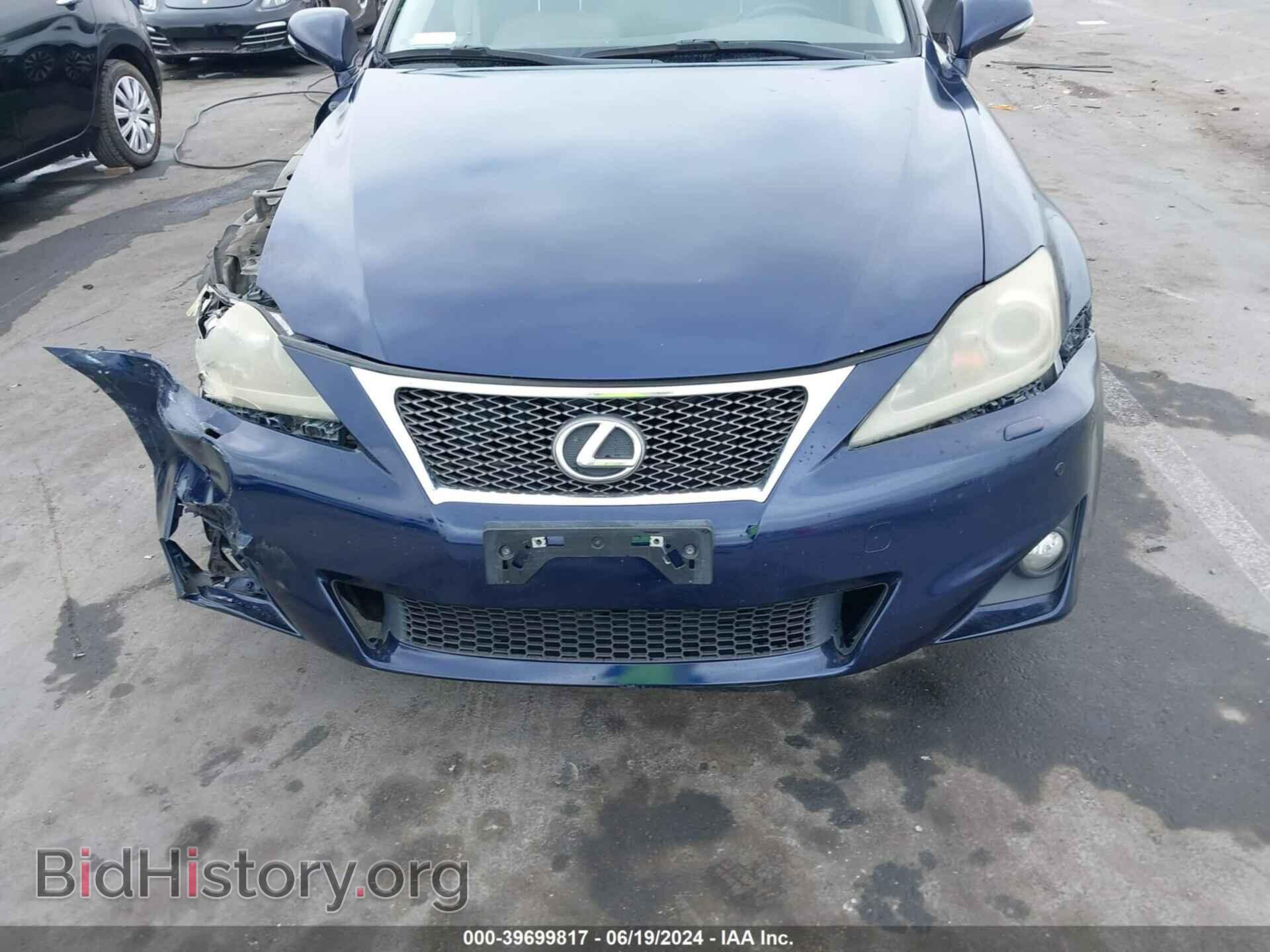 2011 LEXUS IS 350 - VIN: JTHCE5C21B5000800 - Фото 12