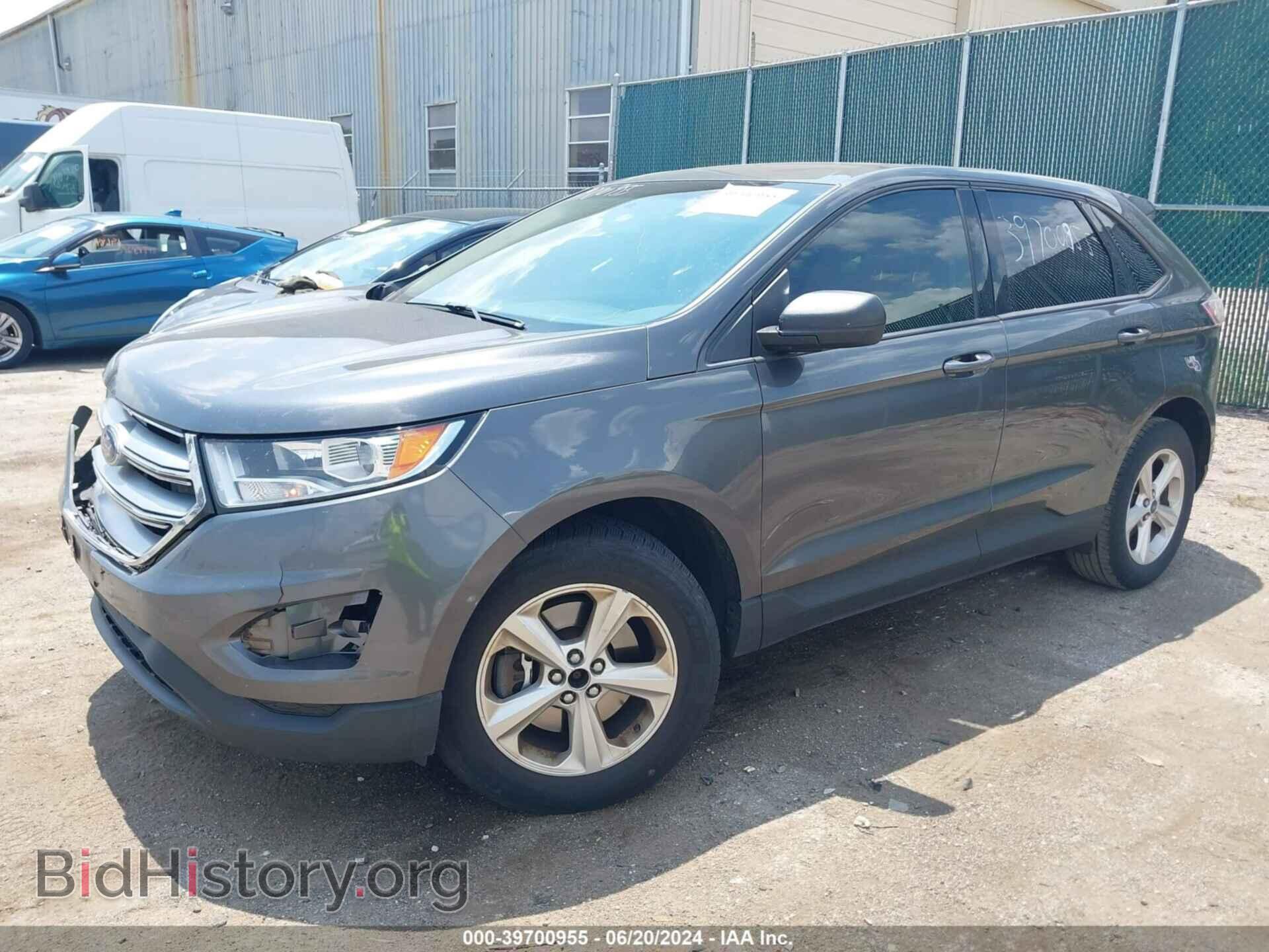 2015 FORD EDGE - VIN: 2FMTK4G86FBB39675 - Фото 2