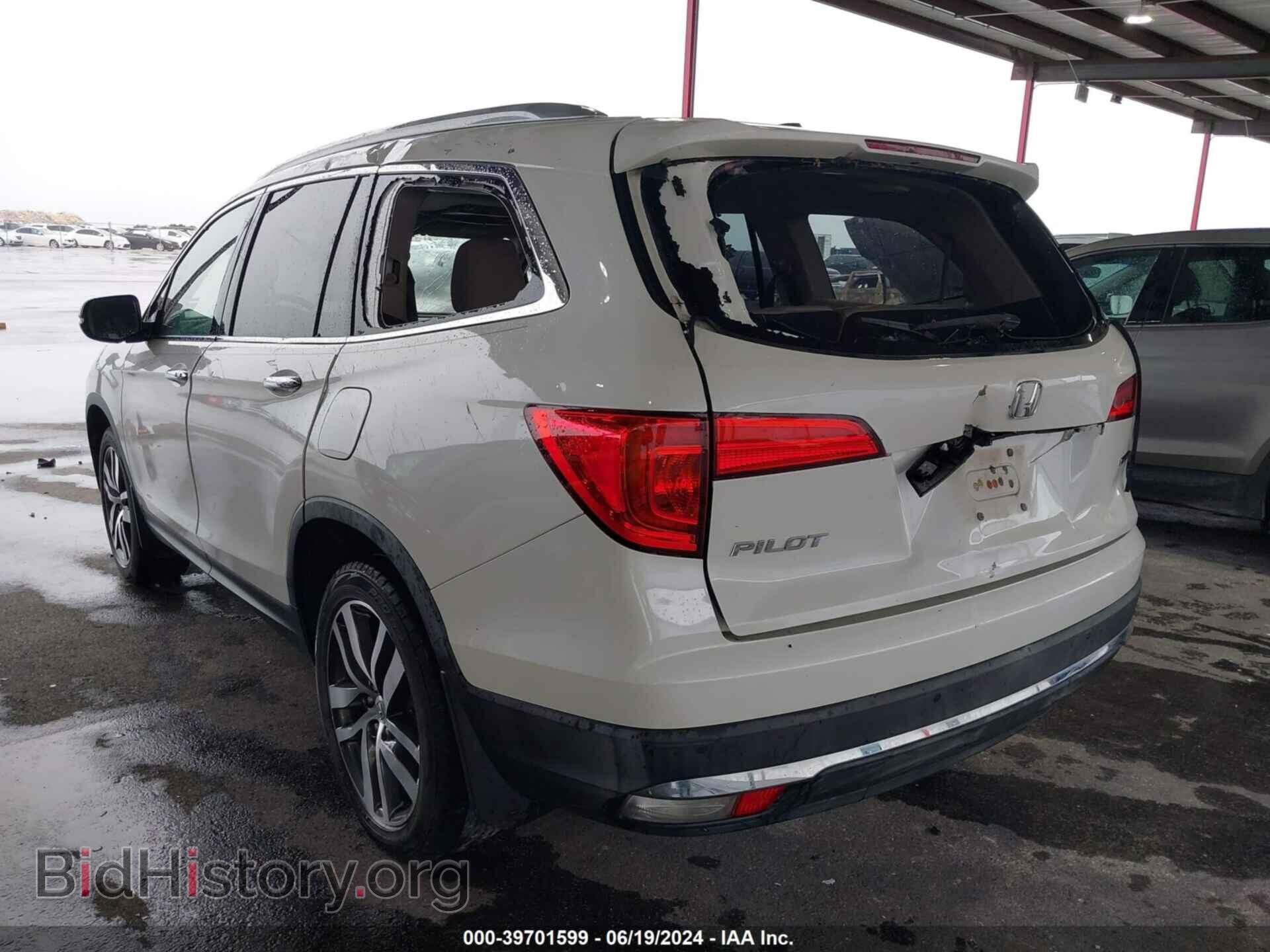 2016 HONDA PILOT - VIN: 5FNYF5H99GB016114 - Фото 3