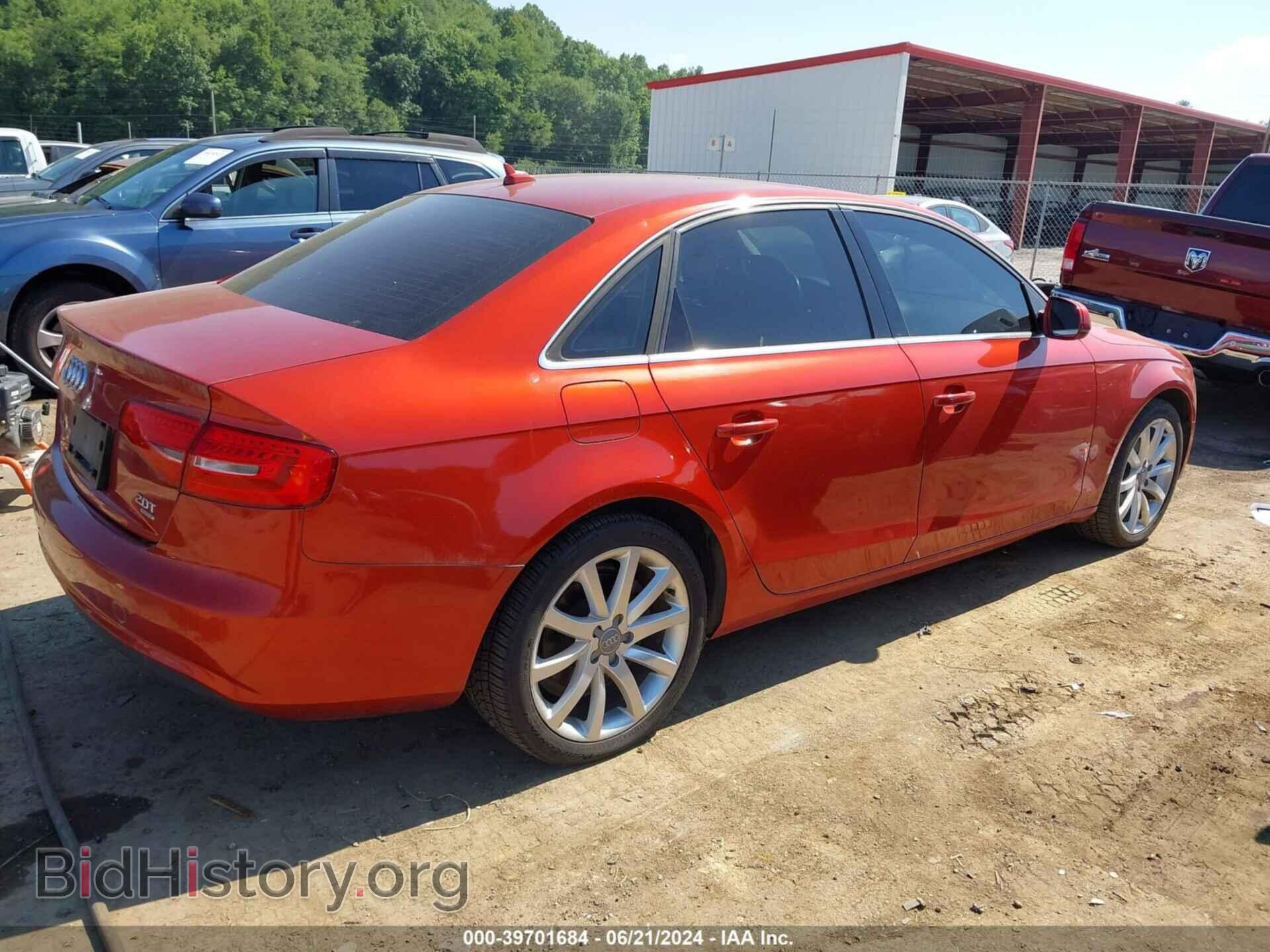 2013 AUDI A4 - VIN: WAUFFAFL0DN044912 - Фото 4