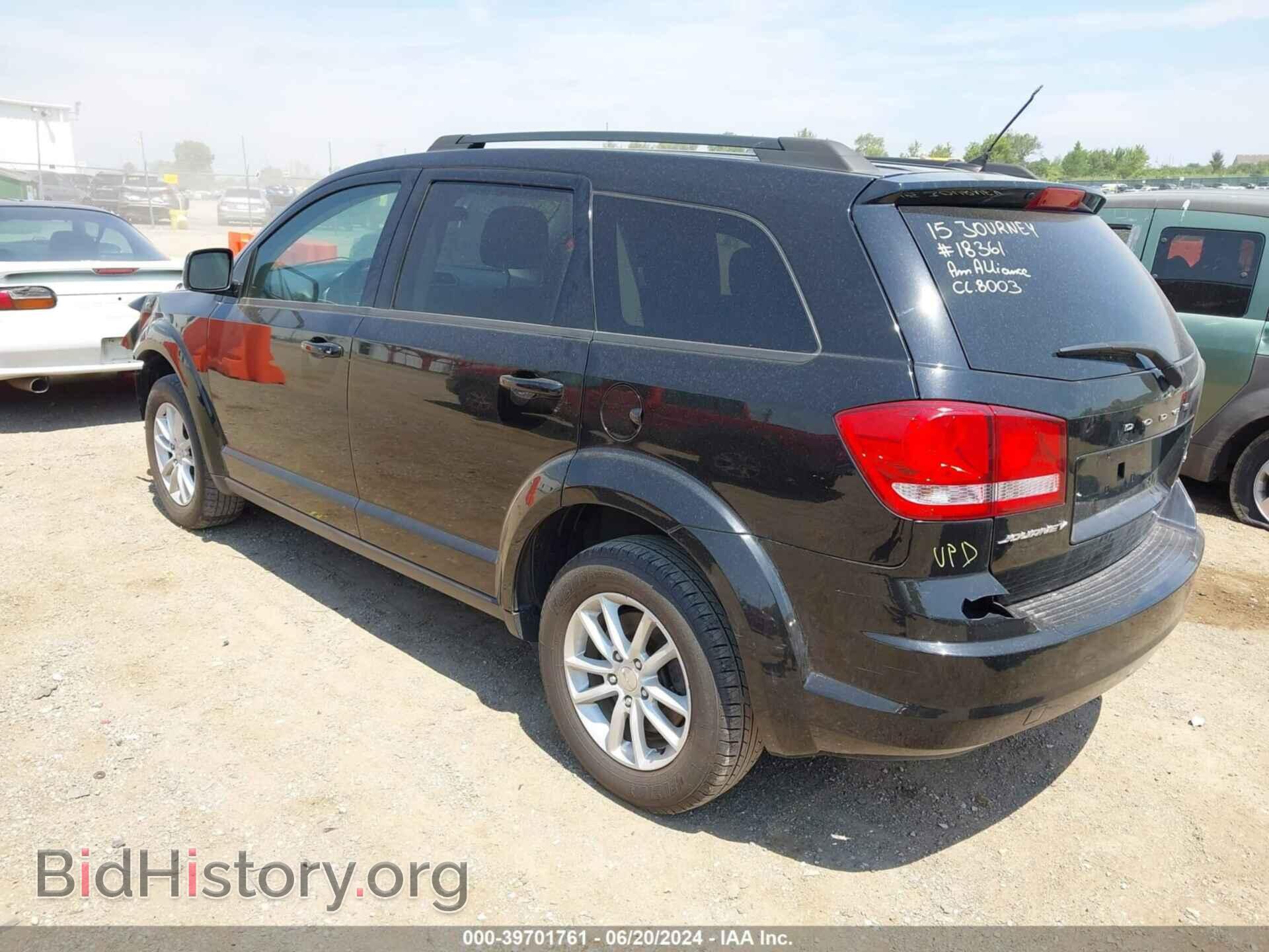 2015 DODGE JOURNEY - VIN: 3C4PDCBB2FT707616 - Photo 3