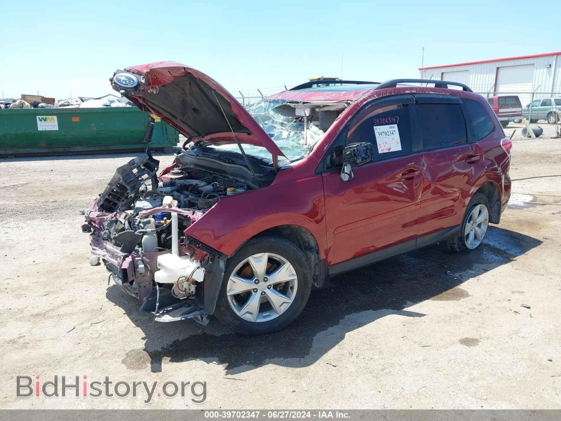 2014 SUBARU FORESTER - VIN: JF2SJAEC2EH479417 - Фото 2