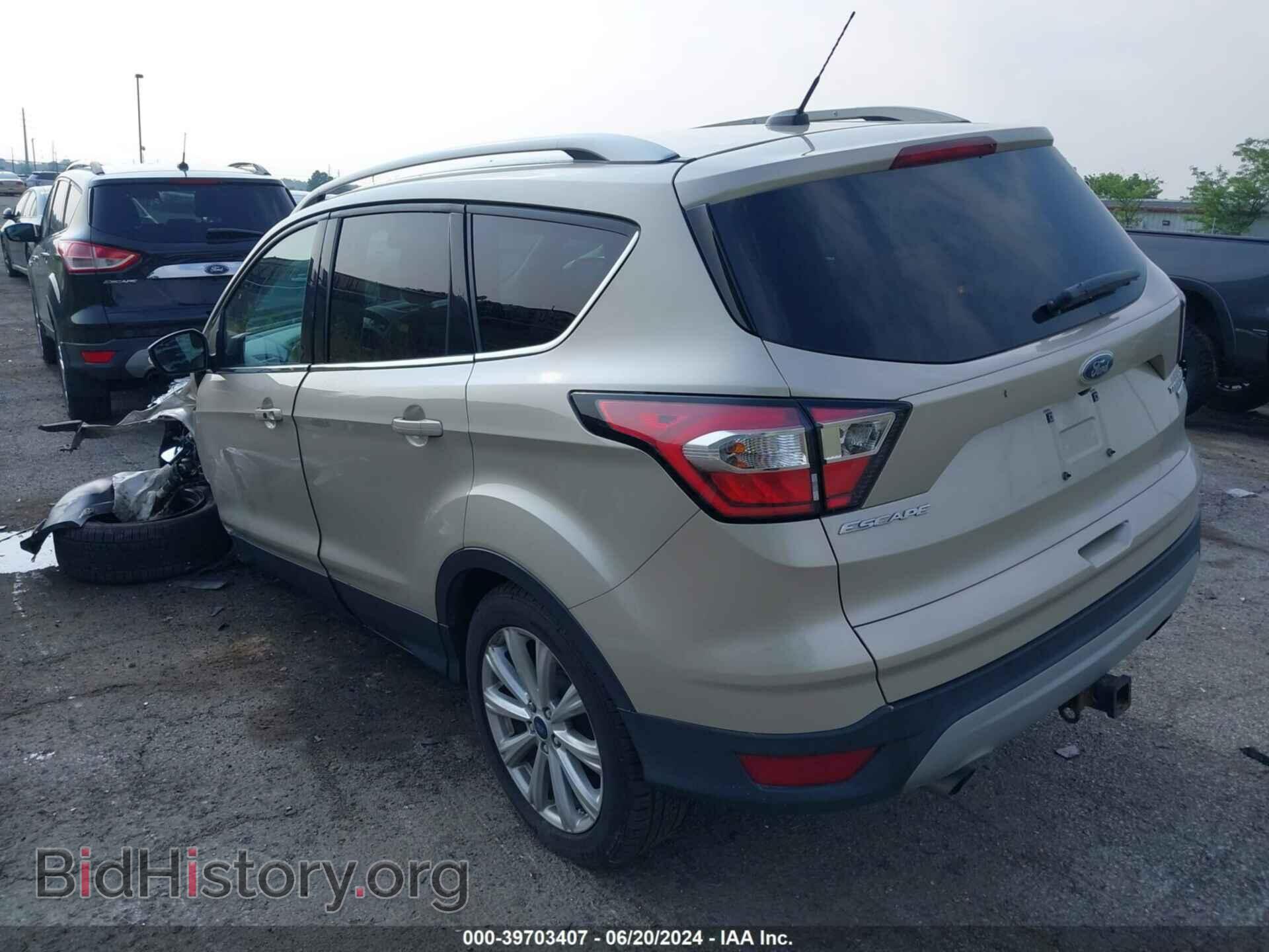 2017 FORD ESCAPE - VIN: 1FMCU9J98HUD75475 - Фото 3