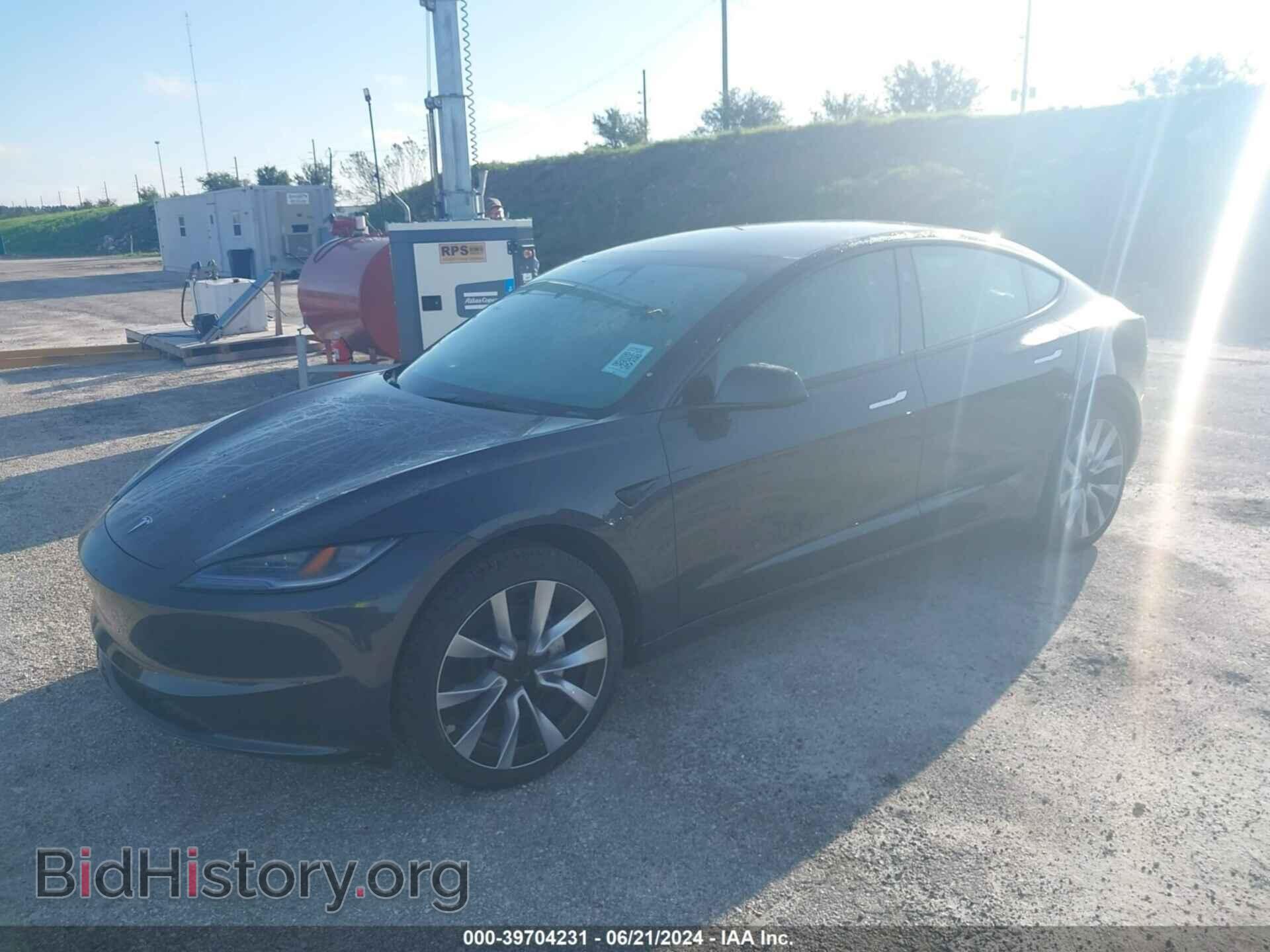 2024 TESLA MODEL 3 - VIN: 5YJ3E1EA0RF752107 - Фото 2