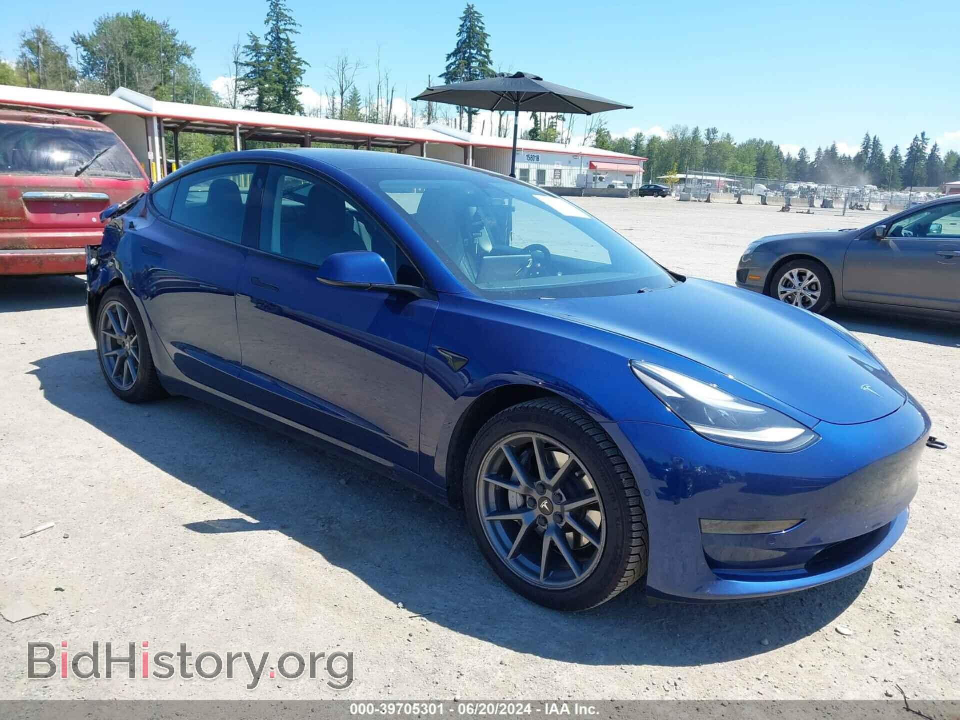 Photo 5YJ3E1EA0MF930705 - TESLA MODEL 3 2021