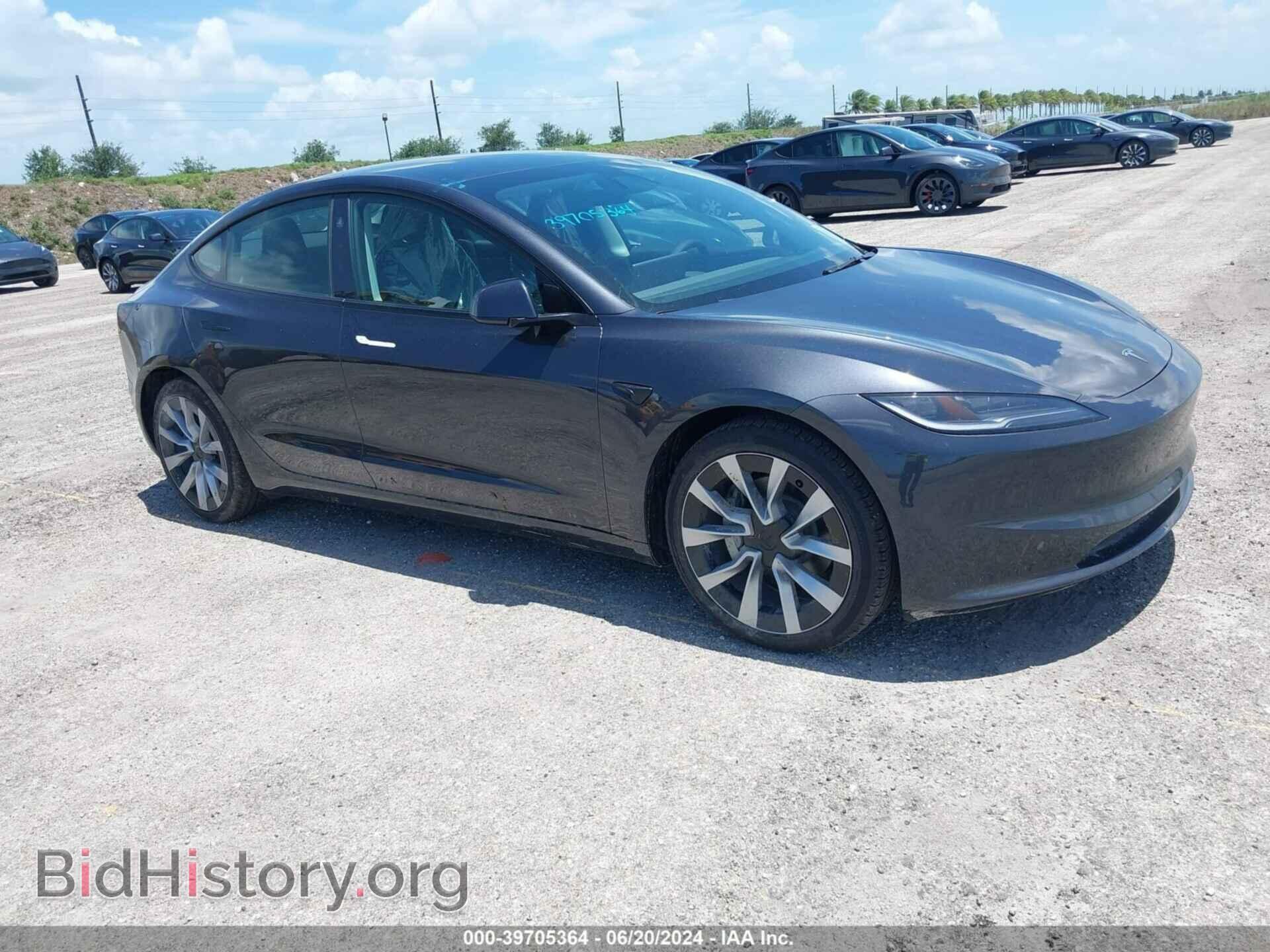 Photo 5YJ3E1EA4RF752370 - TESLA MODEL 3 2024