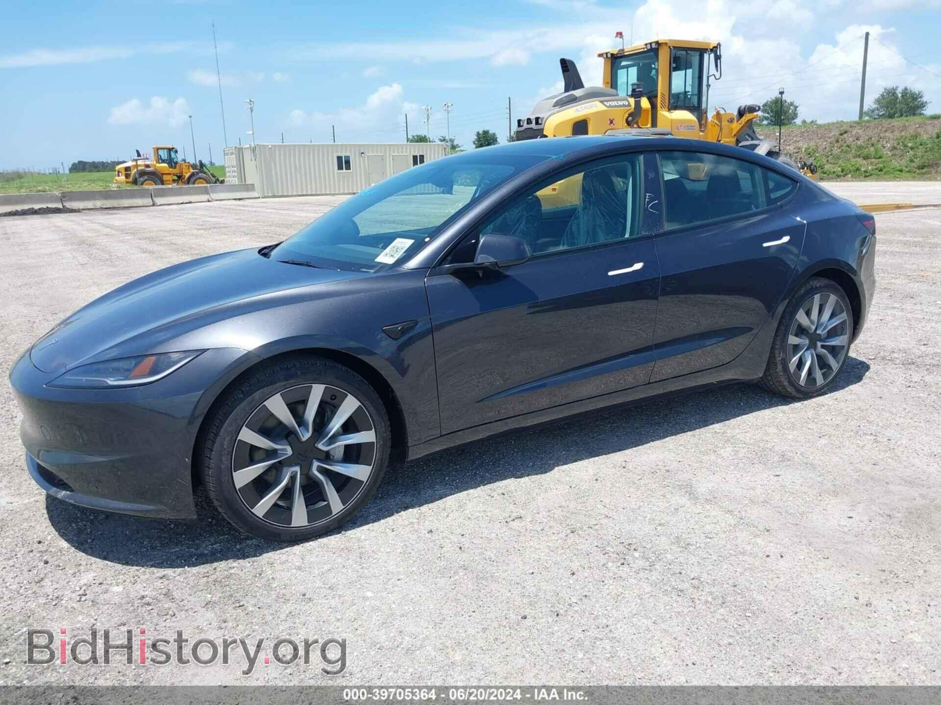 2024 TESLA MODEL 3 - VIN: 5YJ3E1EA4RF752370 - Фото 2