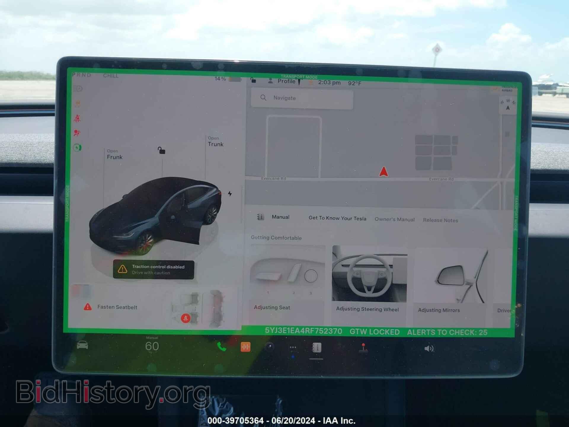2024 TESLA MODEL 3 - VIN: 5YJ3E1EA4RF752370 - Фото 14