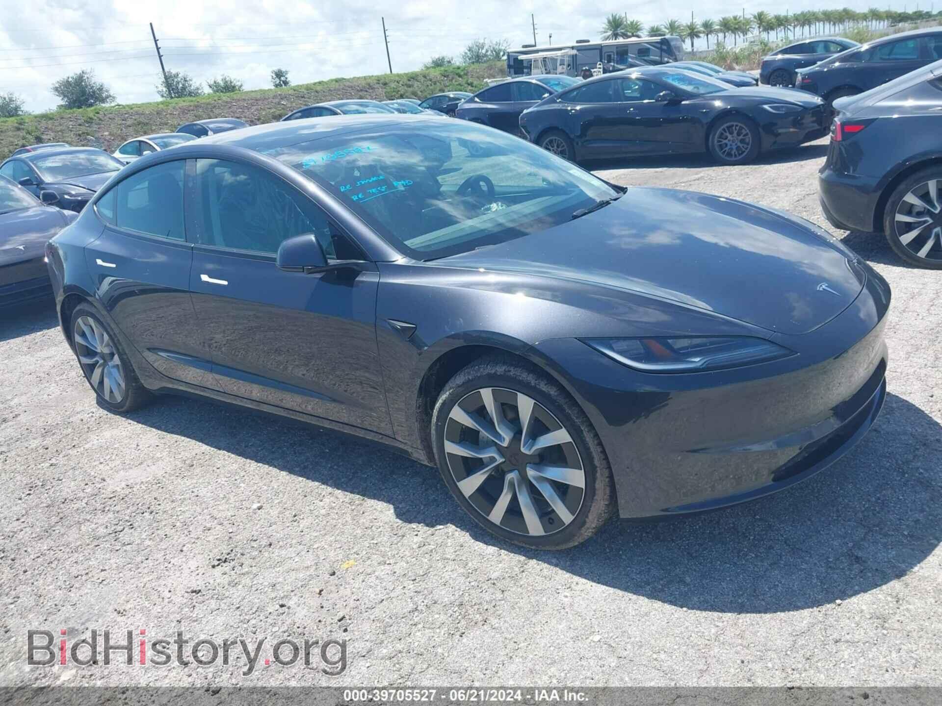 Photo 5YJ3E1EAXRF752132 - TESLA MODEL 3 2024