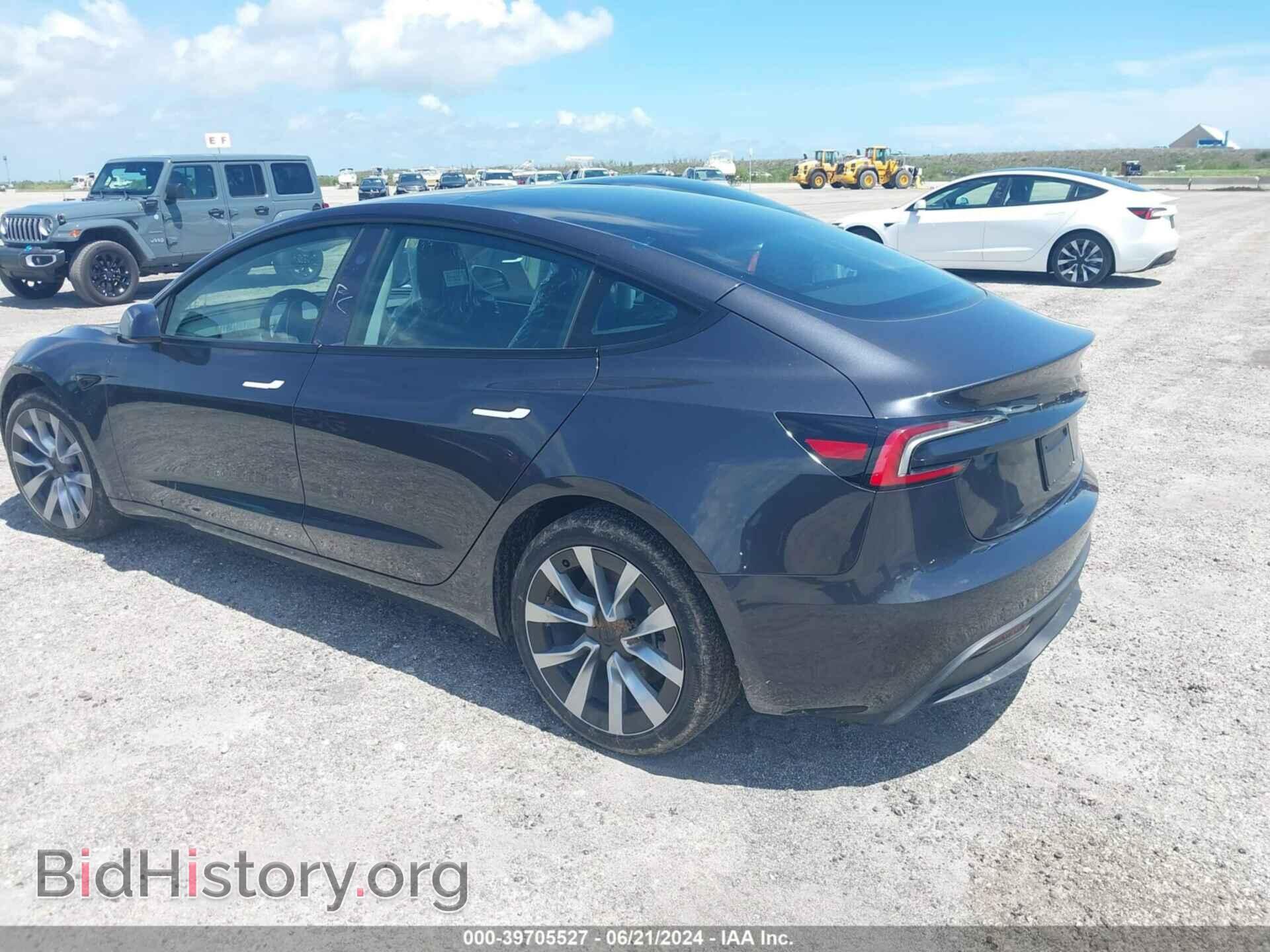 2024 TESLA MODEL 3 - VIN: 5YJ3E1EAXRF752132 - Фото 3