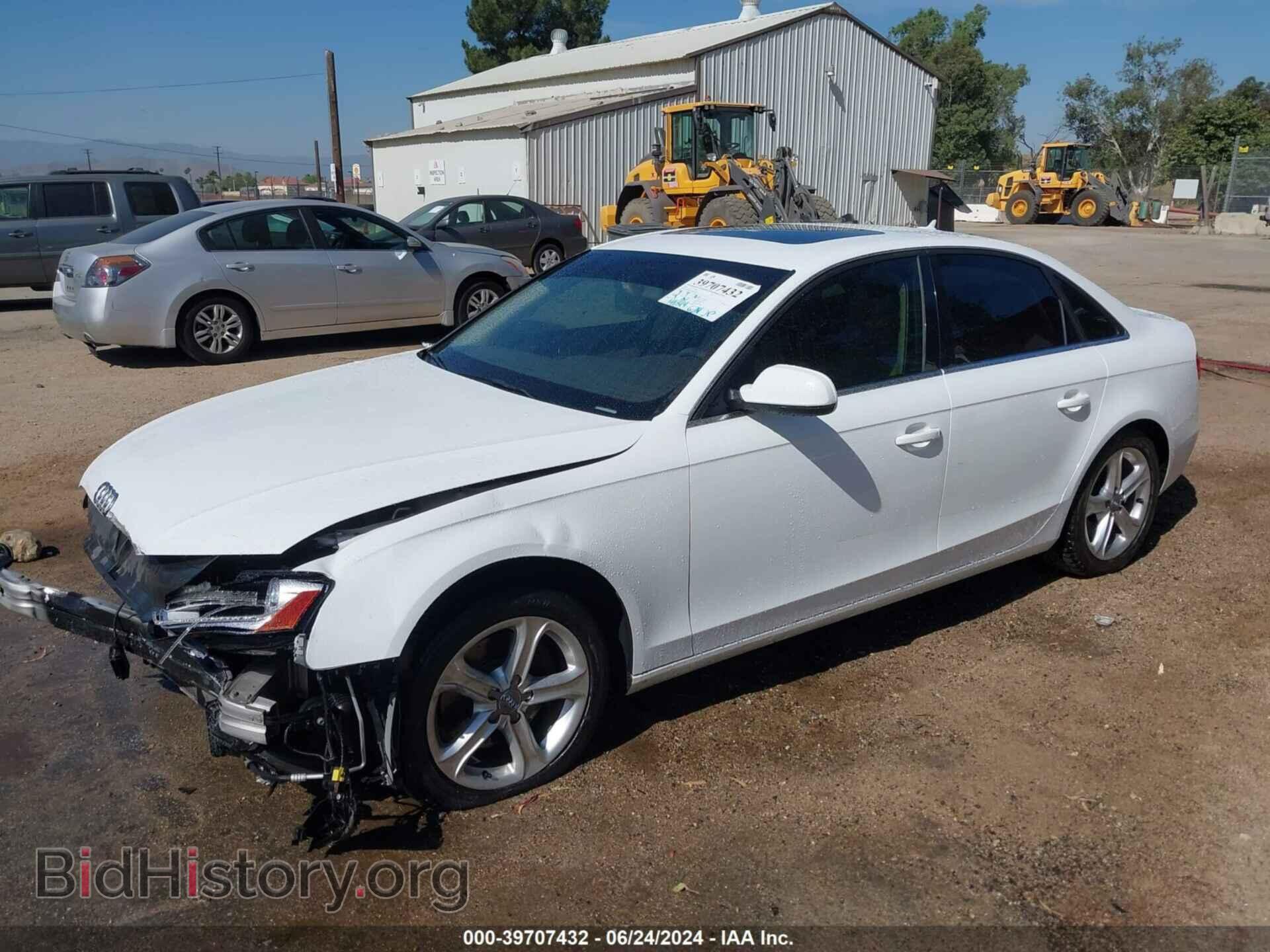 2013 AUDI A4 - VIN: WAUBFAFL4DN022572 - Фото 2