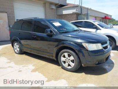 2010 Dodge JOURNEY SXT, черный — VIN 3D4PG5FV5AT190511, IAAI