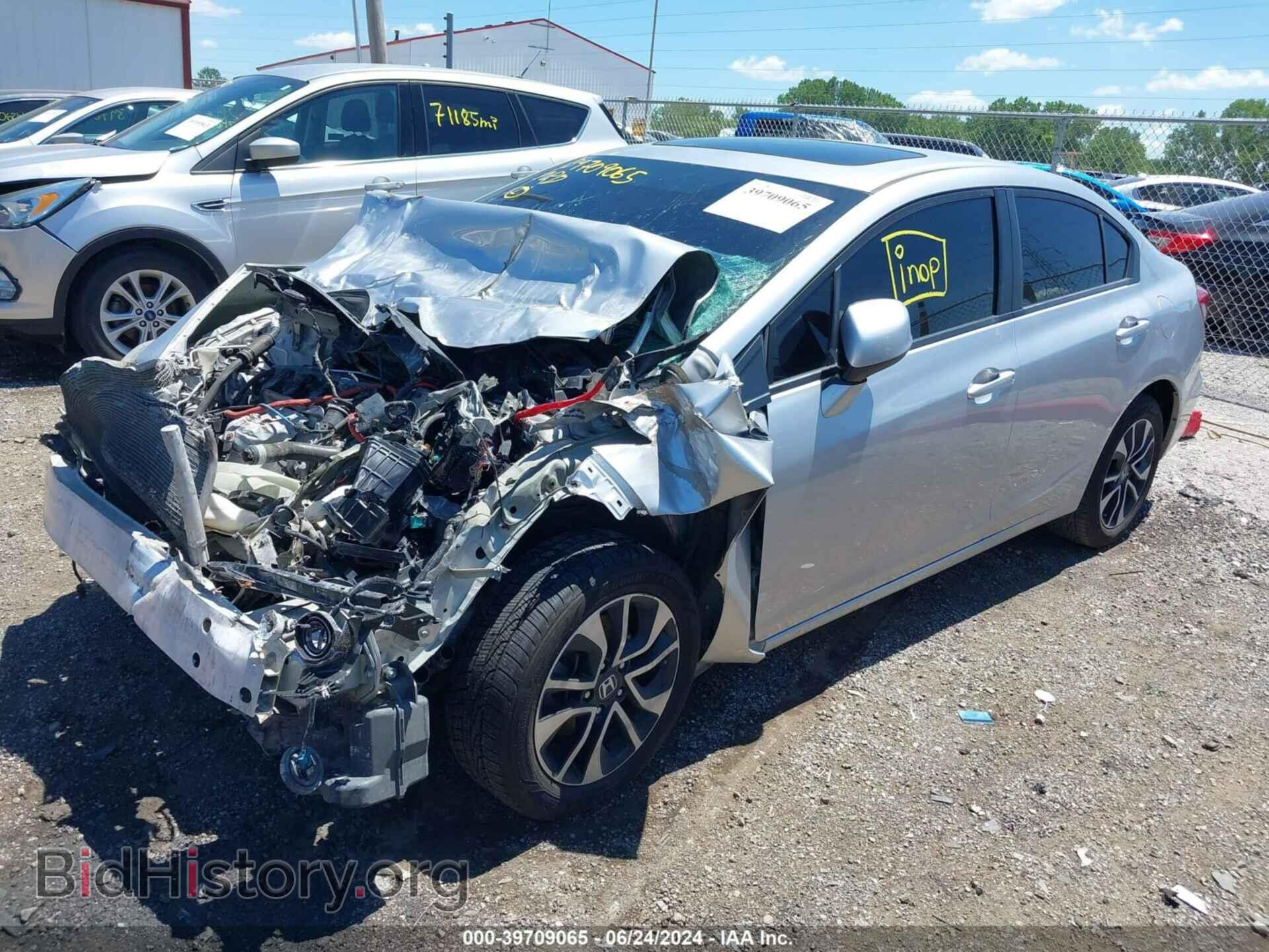 2013 HONDA CIVIC - VIN: 19XFB2F97DE051904 - Photo 2