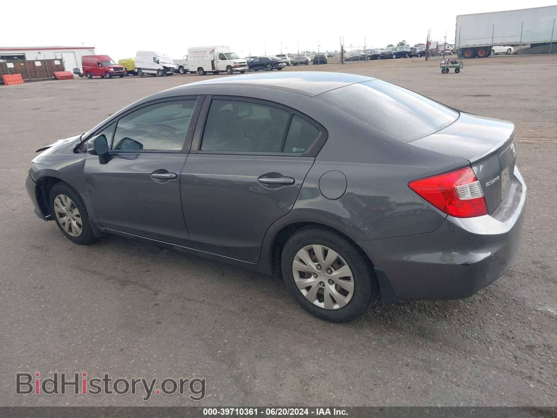 2012 HONDA CIVIC - VIN: 19XFB2E54CE026228 - Фото 3