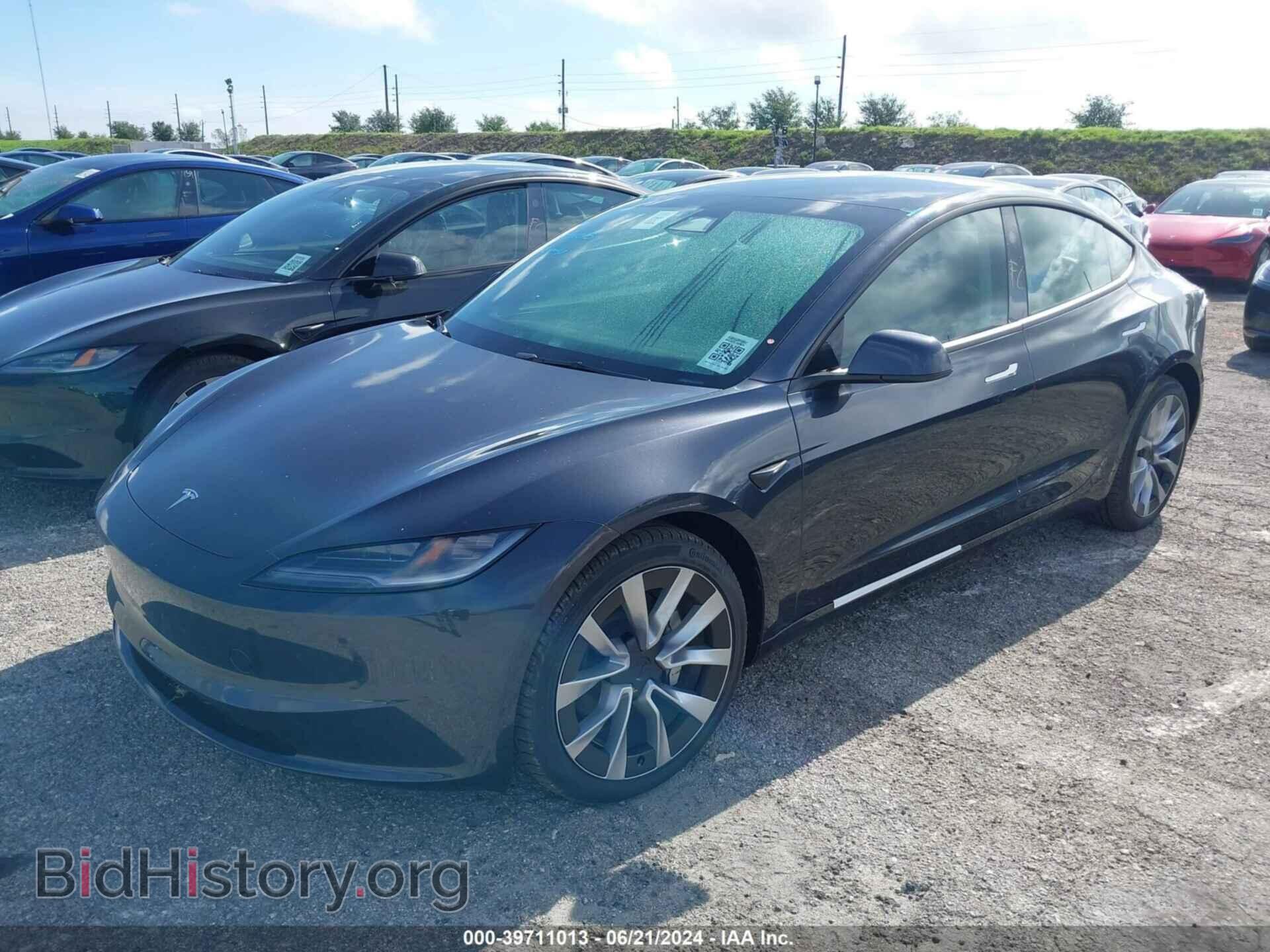 2024 TESLA MODEL 3 - VIN: 5YJ3E1EA2RF740847 - Фото 2