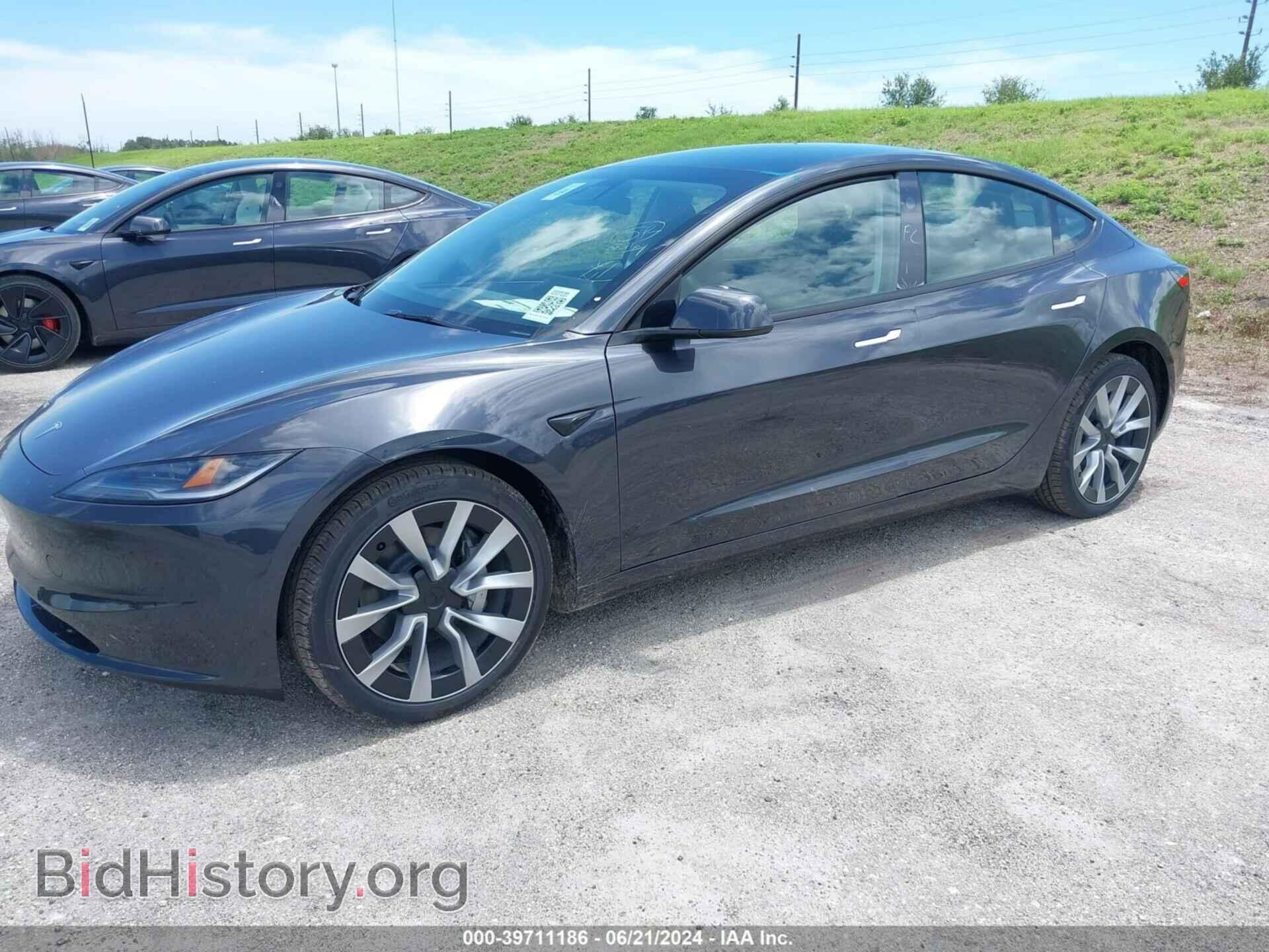 2024 TESLA MODEL 3 - VIN: 5YJ3E1EA5RF750658 - Фото 2