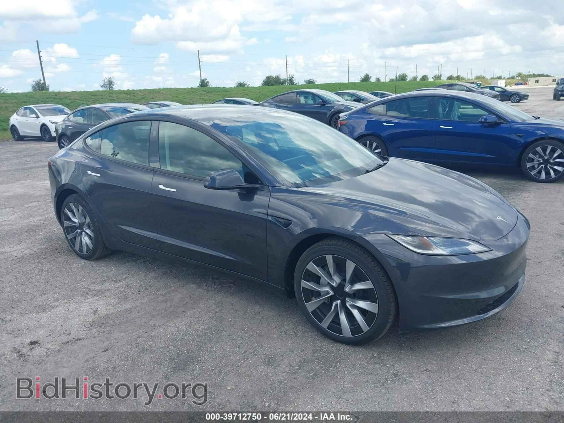 Photo 5YJ3E1EA8RF748984 - TESLA MODEL 3 2024