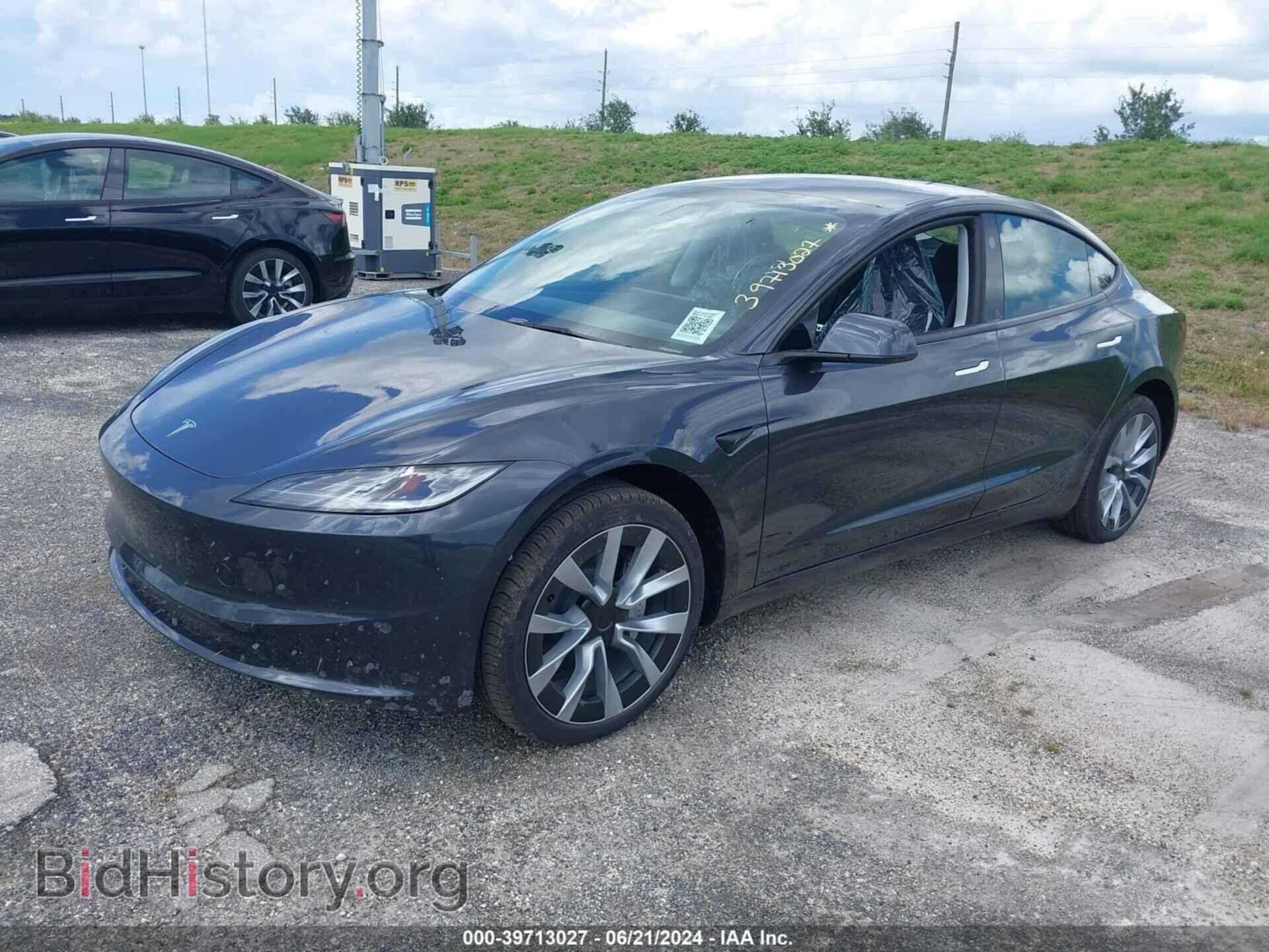 2024 TESLA MODEL 3 - VIN: 5YJ3E1EAXRF751319 - Фото 2