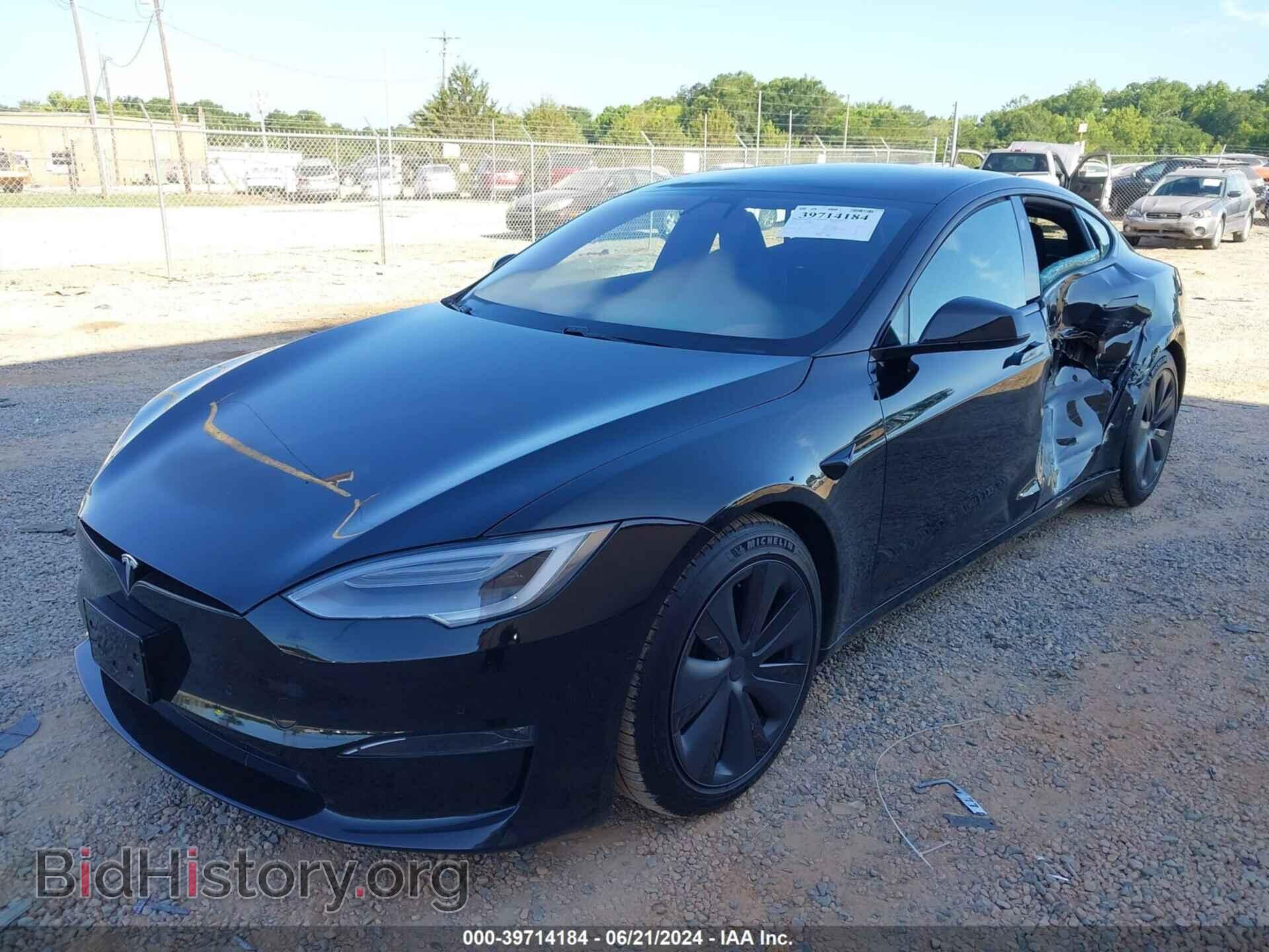2021 TESLA MODEL S - VIN: 5YJSA1E59MF439379 - Фото 2