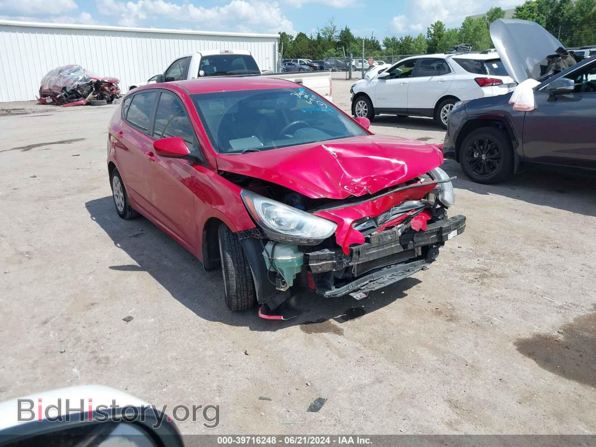 Фотография KMHCT5AE7DU083609 - HYUNDAI ACCENT 2013