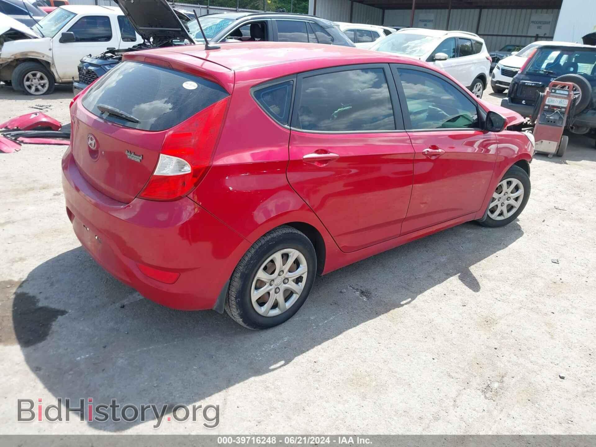 2013 HYUNDAI ACCENT - VIN: KMHCT5AE7DU083609 - Фото 4