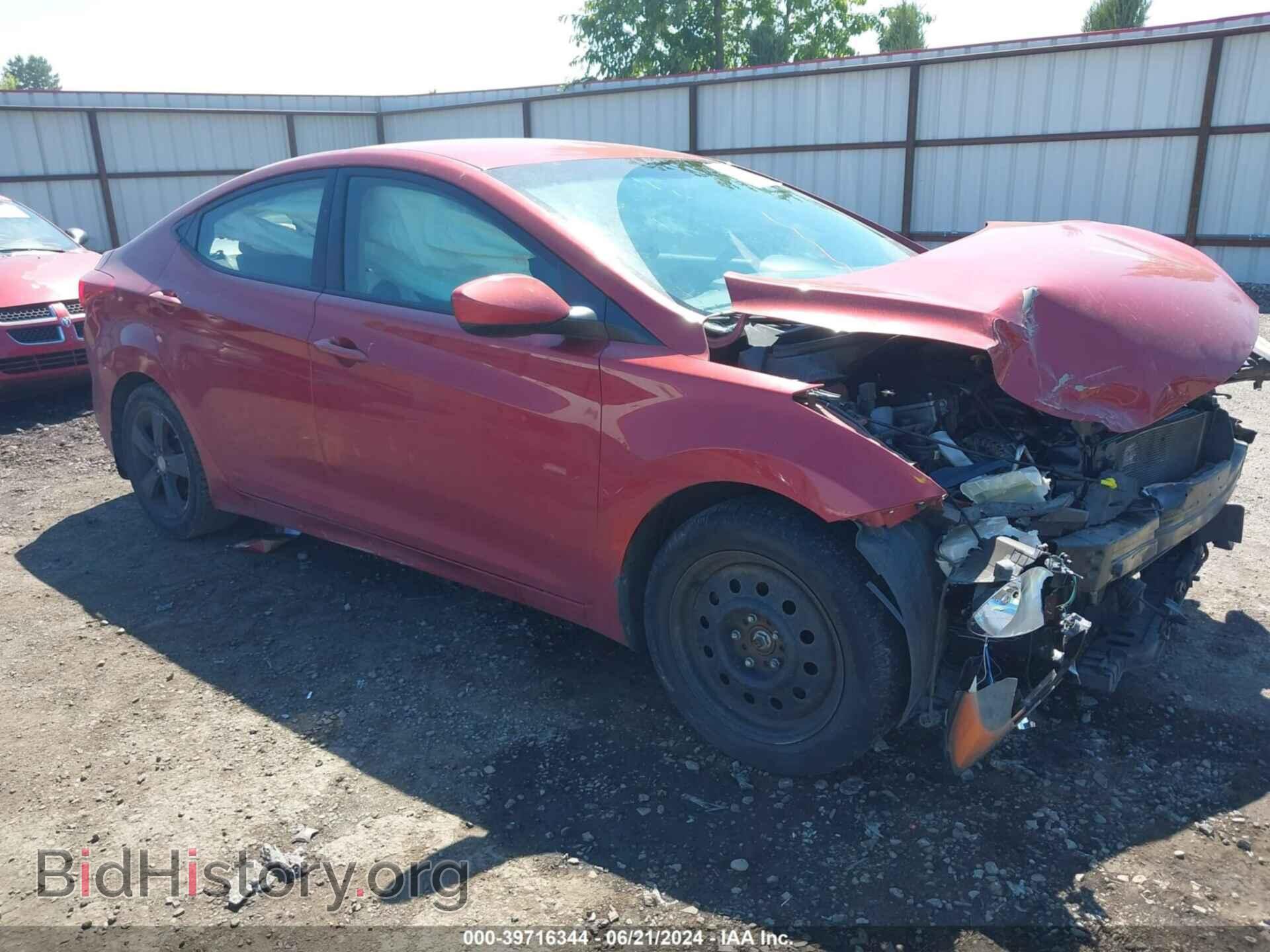 Фотография KMHDH4AE3CU331272 - HYUNDAI ELANTRA 2012