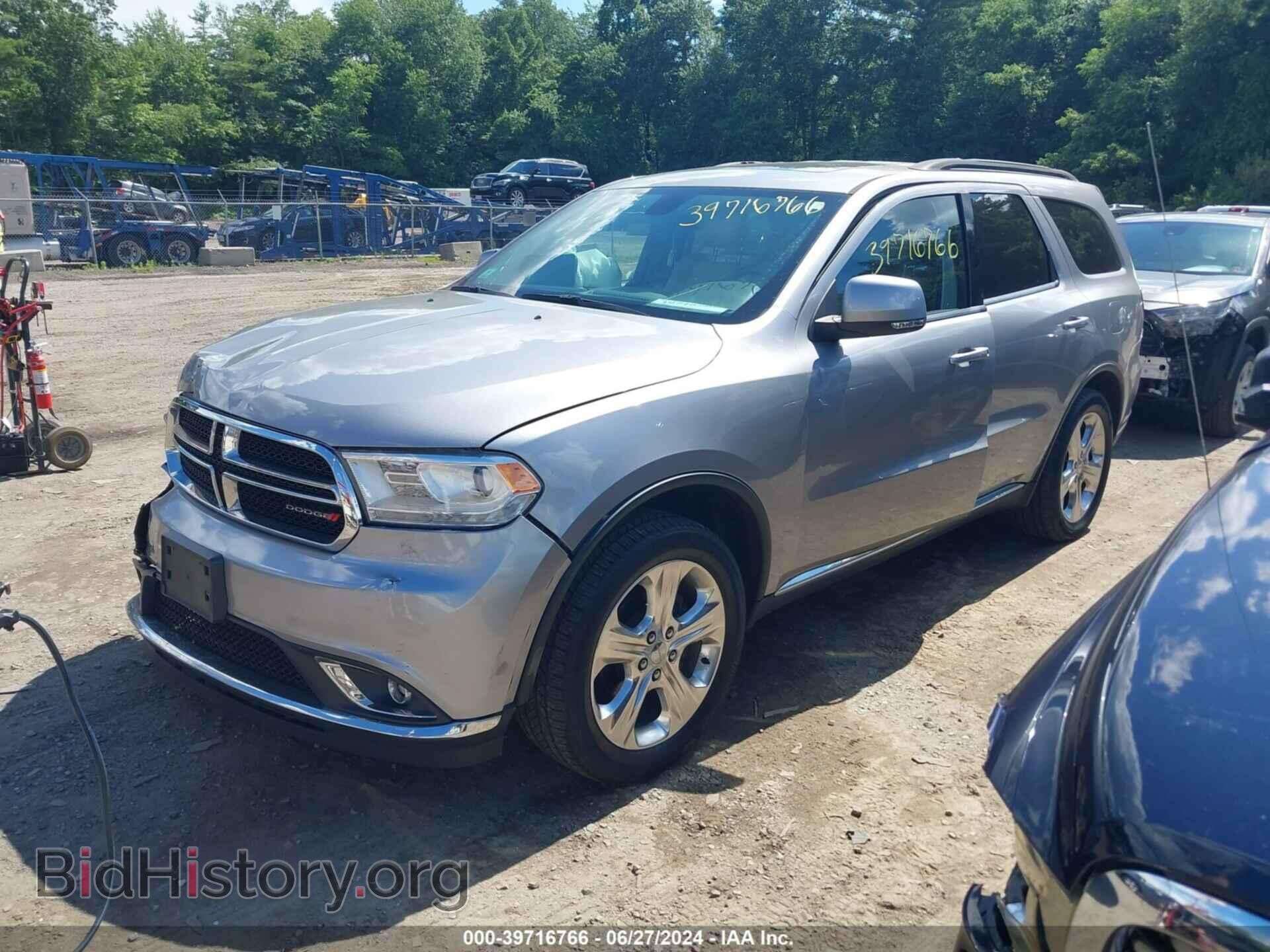 2015 DODGE DURANGO - VIN: 1C4RDJDG6FC153952 - Фото 2