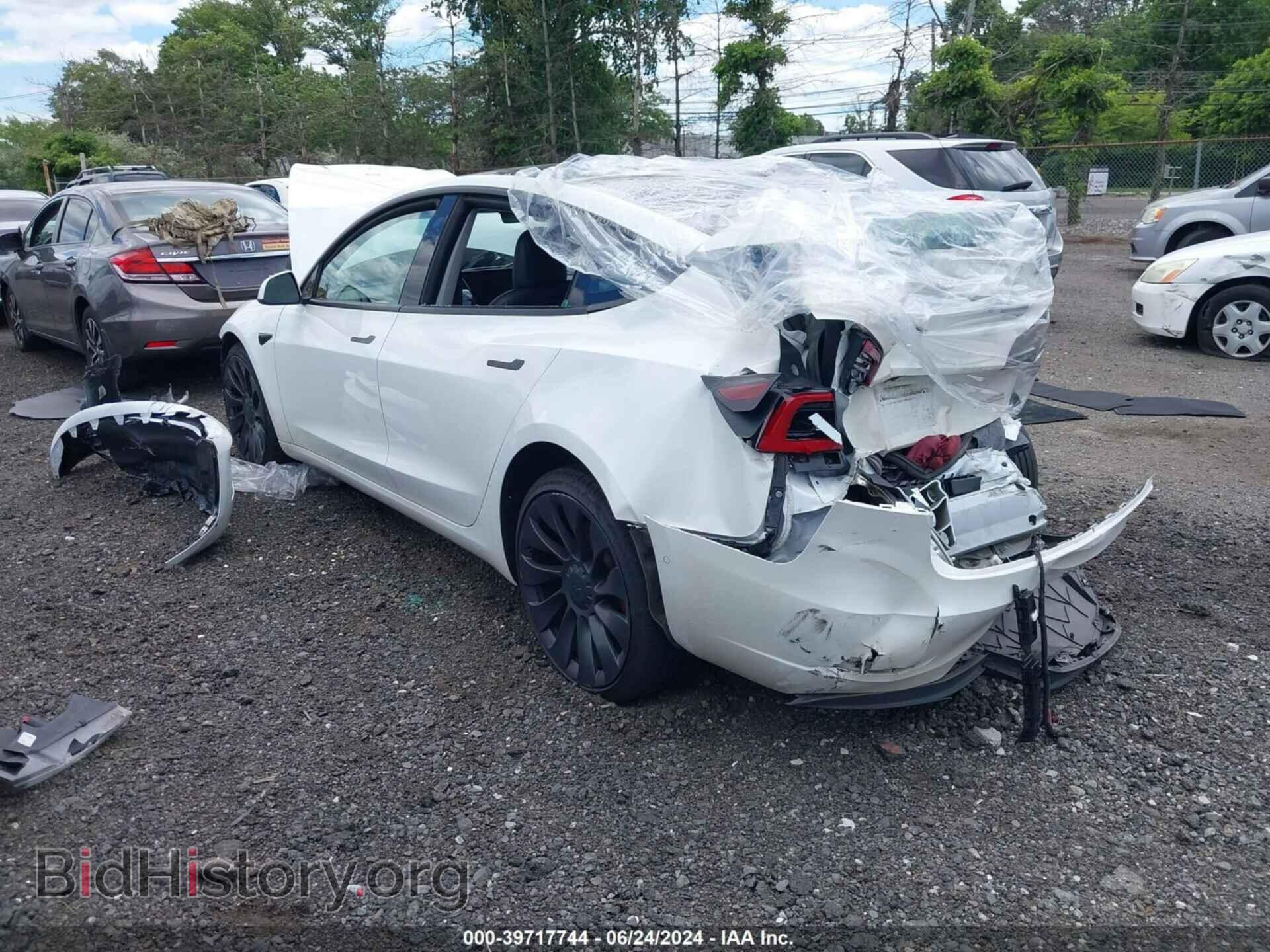 2022 TESLA MODEL 3 - VIN: 5YJ3E1EC1NF307645 - Фото 3
