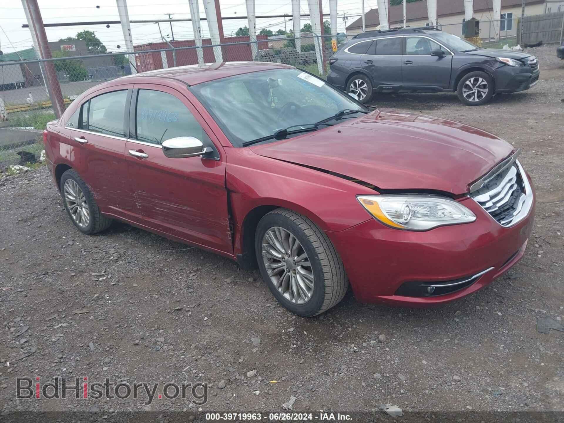 Фотография 1C3CCBCB0CN164907 - CHRYSLER 200 2012