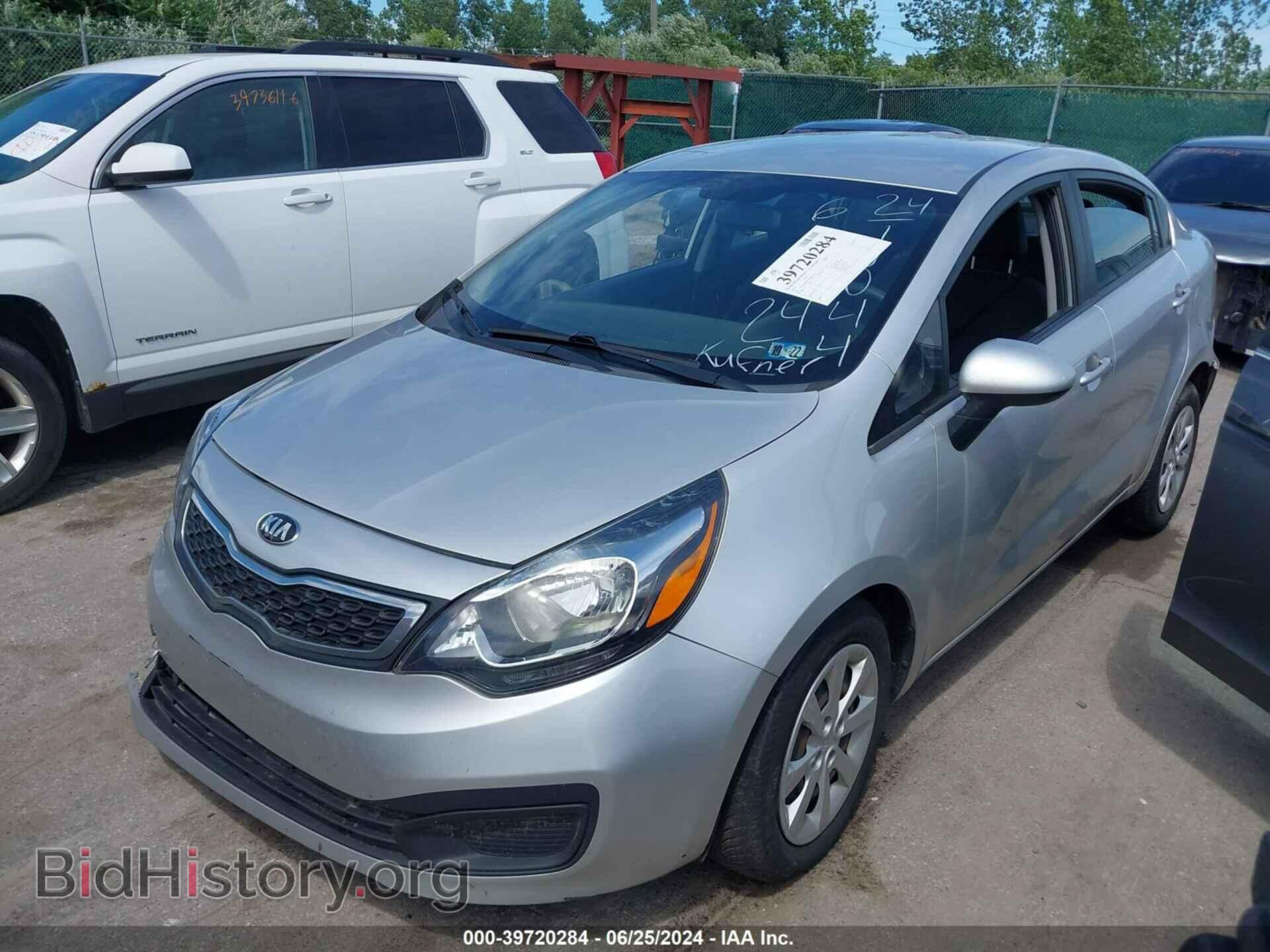 2013 KIA RIO - VIN: KNADN4A3XD6150698 - Фото 2