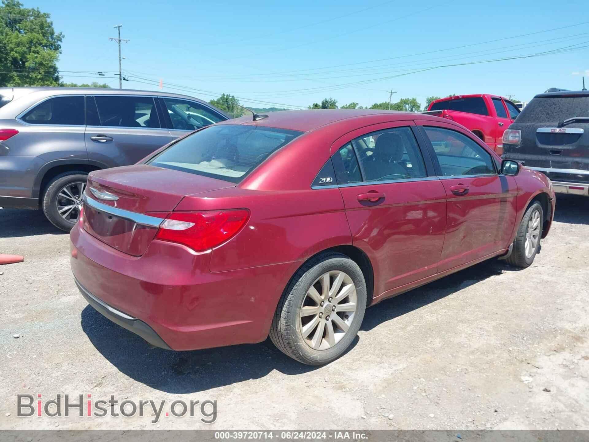 2013 CHRYSLER 200 - VIN: 1C3CCBBB0DN501384 - Фото 4