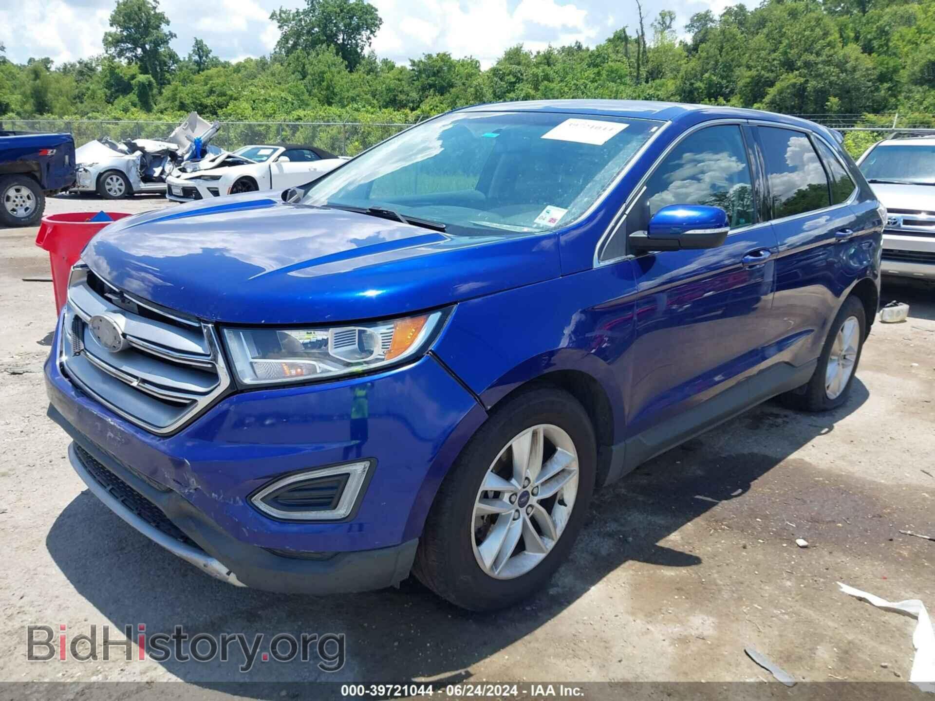 2015 FORD EDGE - VIN: 2FMTK4J98FBB22295 - Фото 2