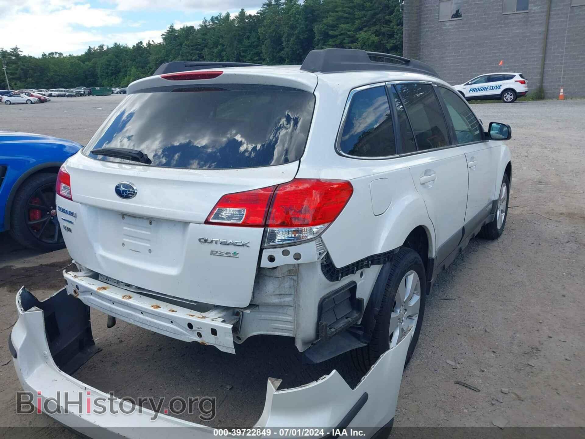 2012 SUBARU OUTBACK - VIN: 4S4BRBCC2C3206497 - Фото 4