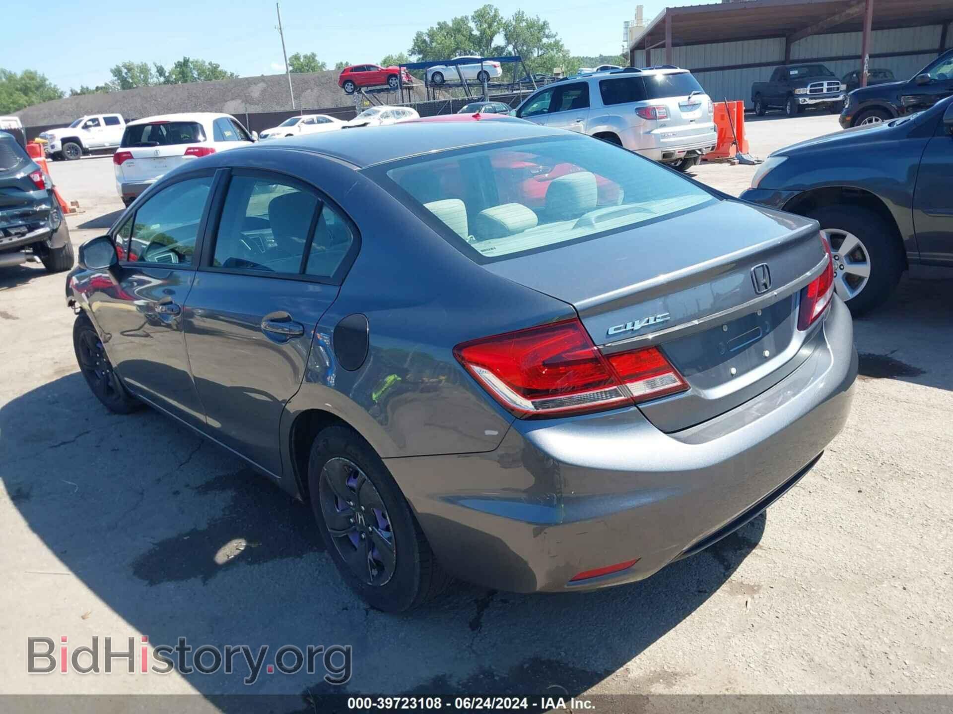 2013 HONDA CIVIC - VIN: 19XFB2F55DE049436 - Фото 3