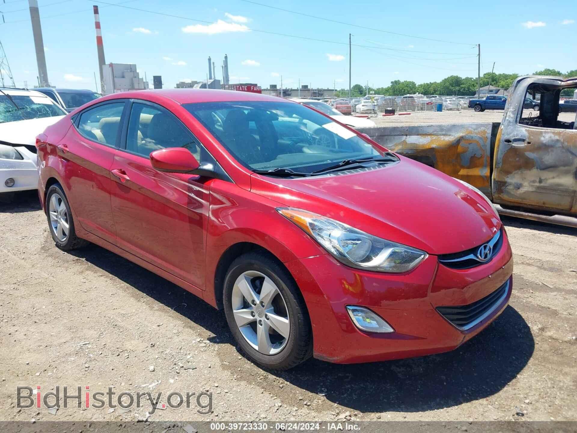 Photo KMHDH4AE2CU263370 - HYUNDAI ELANTRA 2012