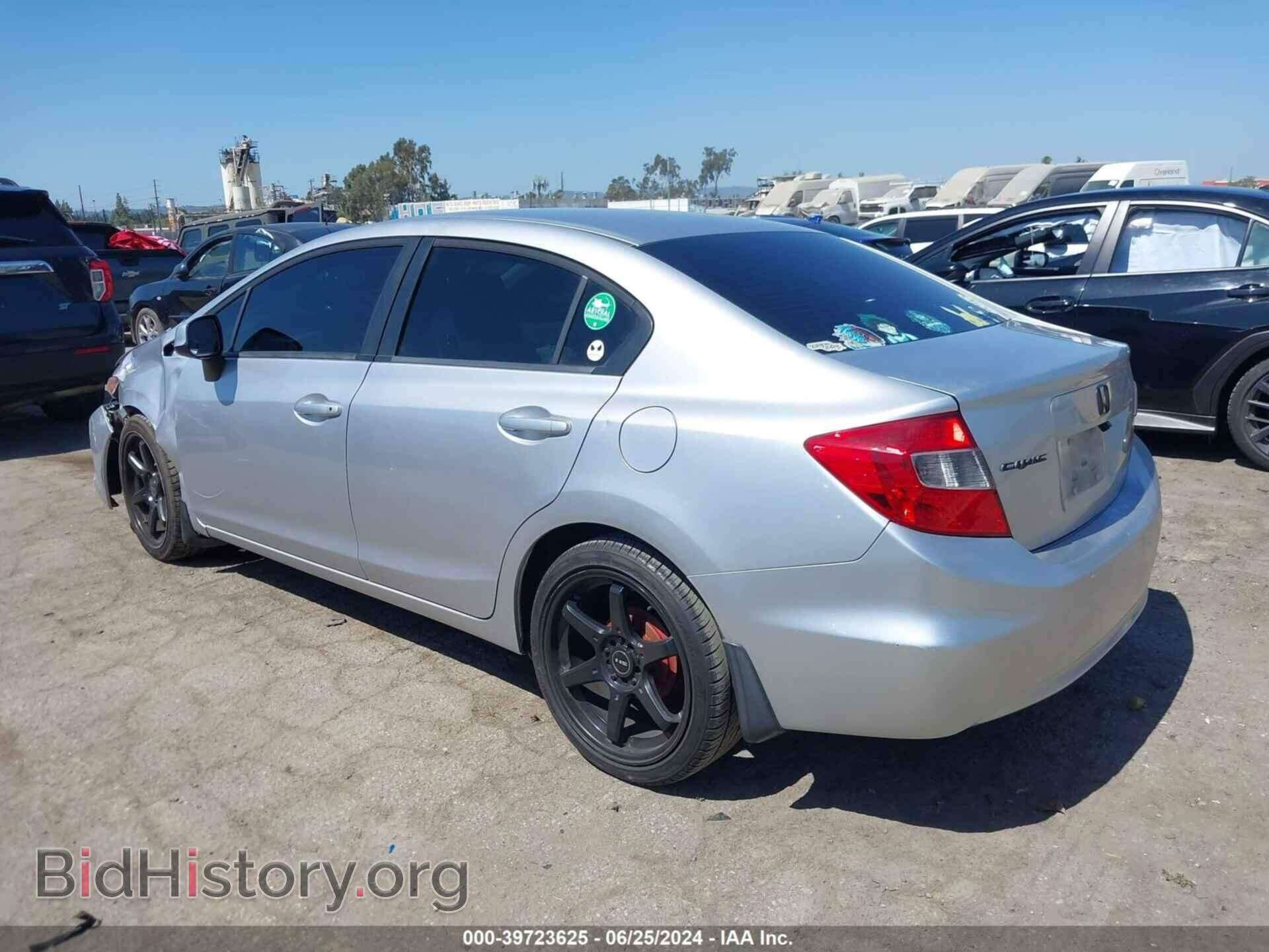 2012 HONDA CIVIC - VIN: 19XFB2F50CE349285 - Фото 3