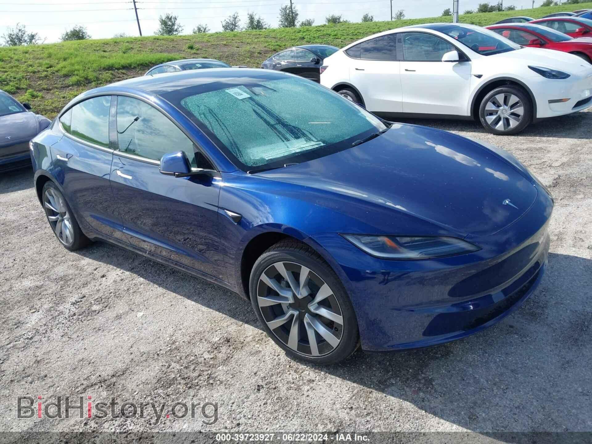 Photo 5YJ3E1EA2RF751881 - TESLA MODEL 3 2024