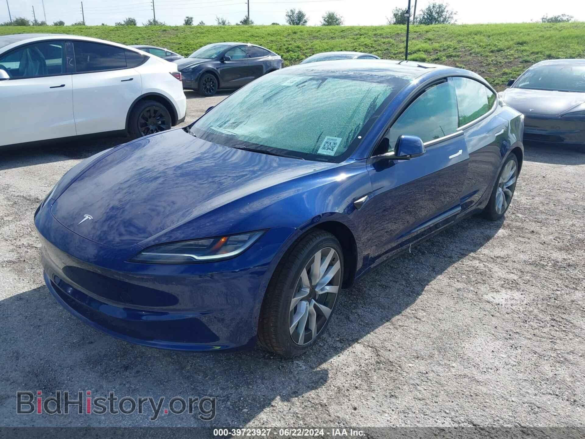 2024 TESLA MODEL 3 - VIN: 5YJ3E1EA2RF751881 - Фото 2