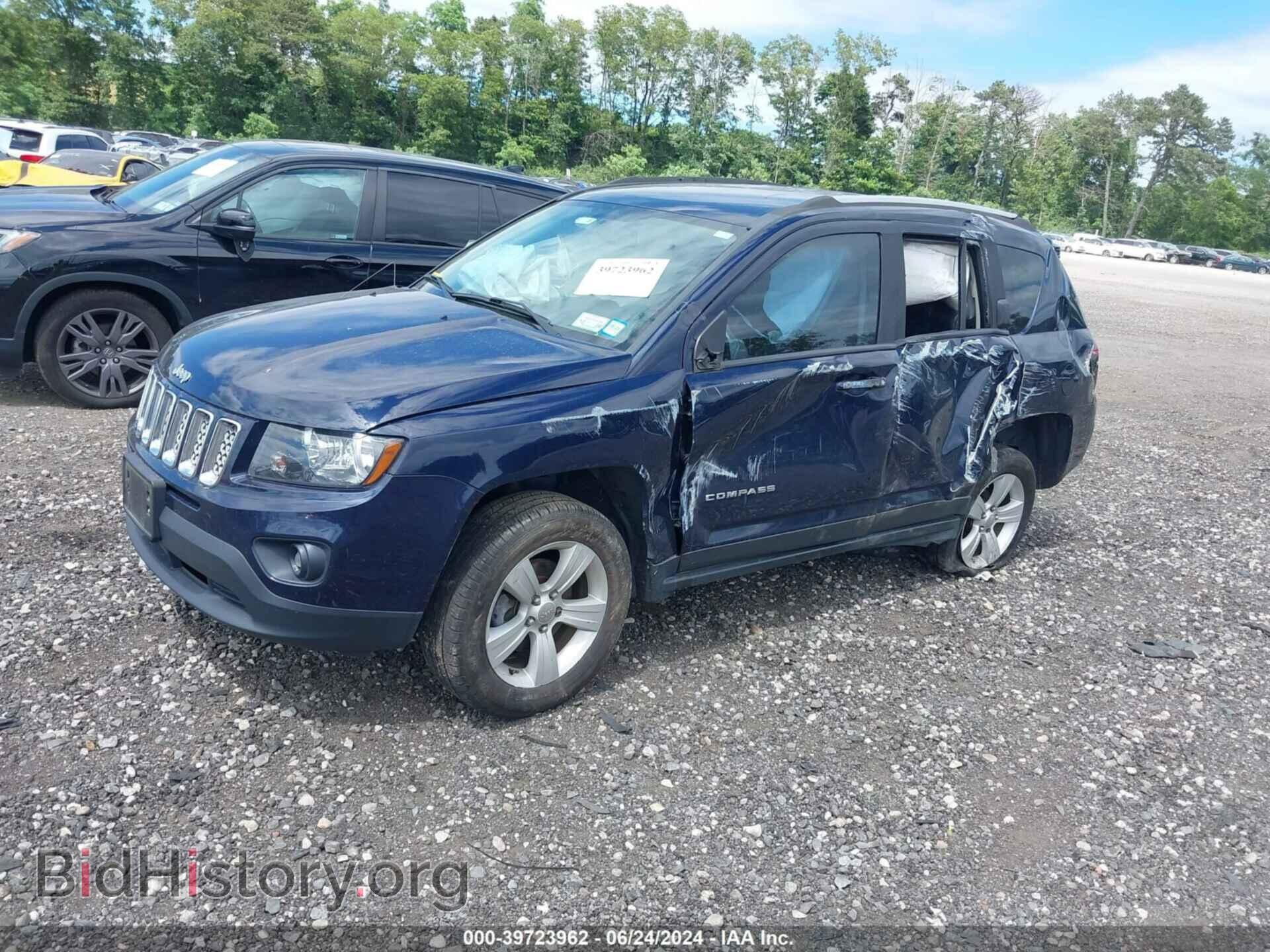 2016 JEEP COMPASS - VIN: 1C4NJDEB5GD776230 - Фото 2