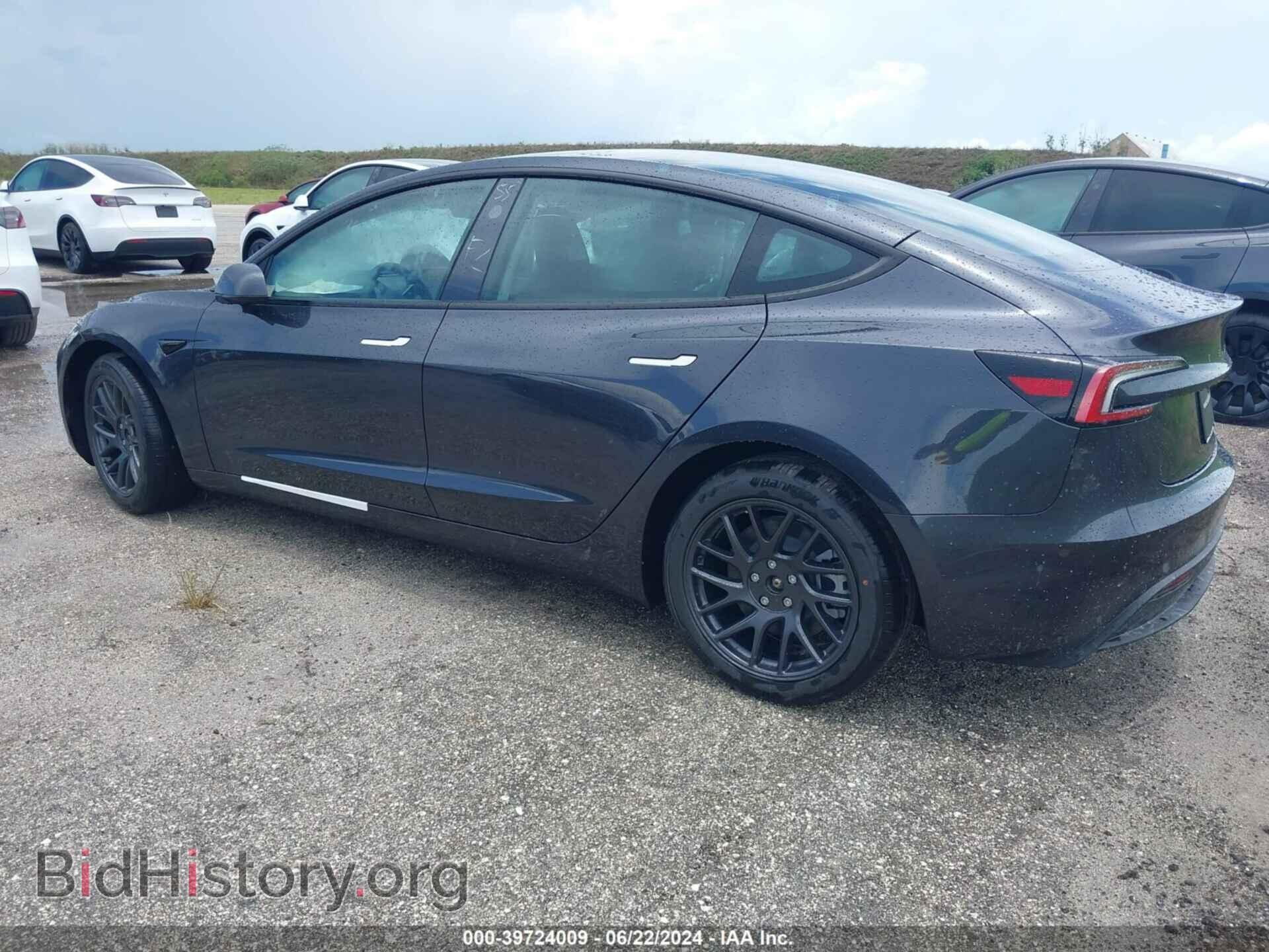 2024 TESLA MODEL 3 - VIN: 5YJ3E1EA4RF784591 - Photo 3