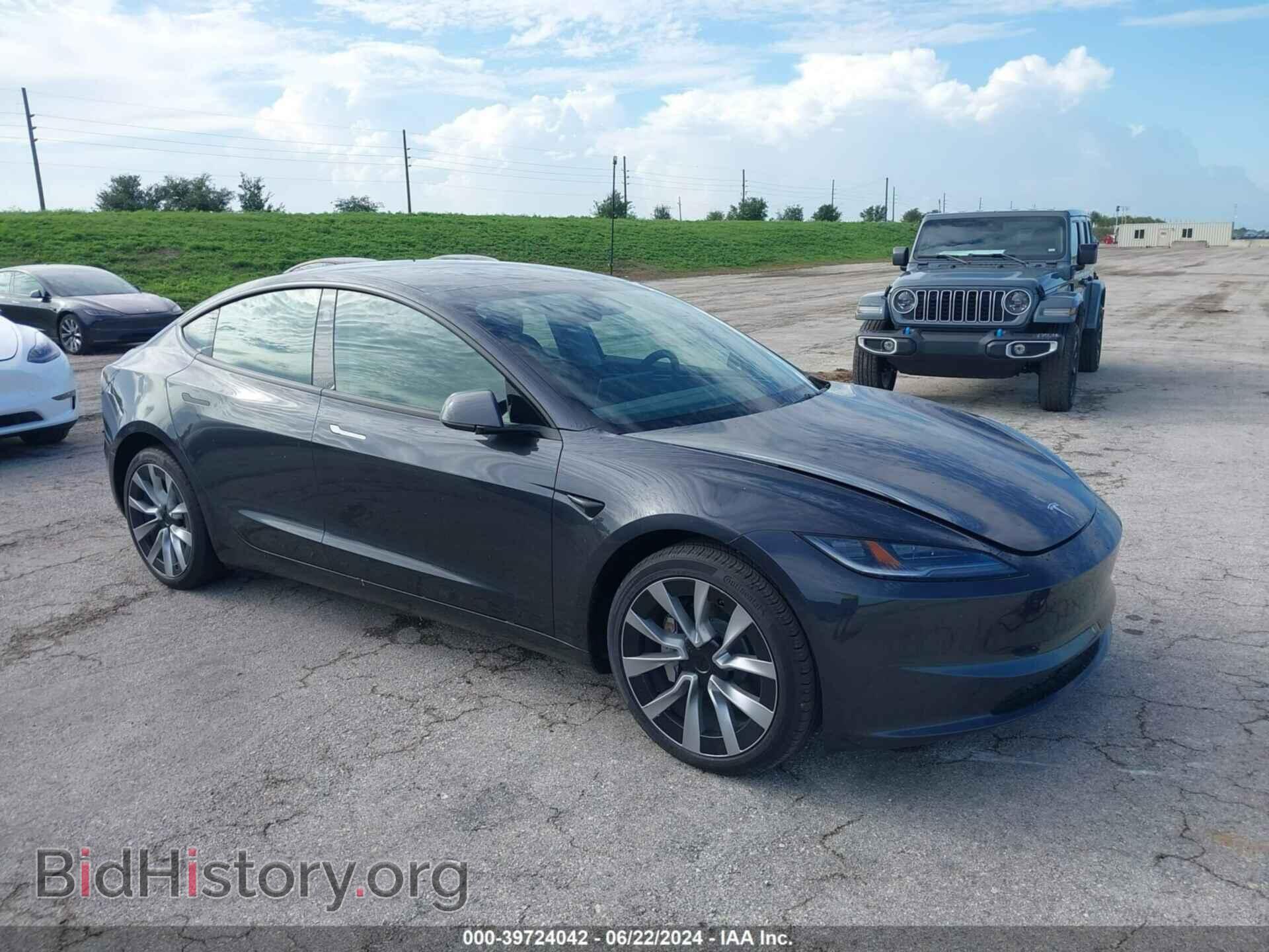 Photo 5YJ3E1EA5RF752362 - TESLA MODEL 3 2024