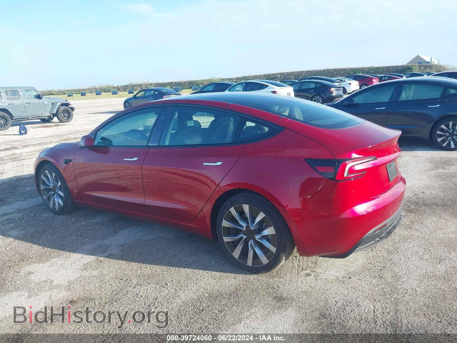 2024 TESLA MODEL 3 - VIN: 5YJ3E1EA5RF752510 - Photo 3